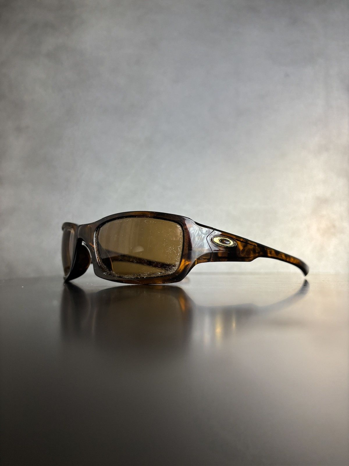 Vintage 2000s Vintage Sport Sunglasses Oakley Five Style 5 Wrap Race Size ONE SIZE - 1 Thumbnail