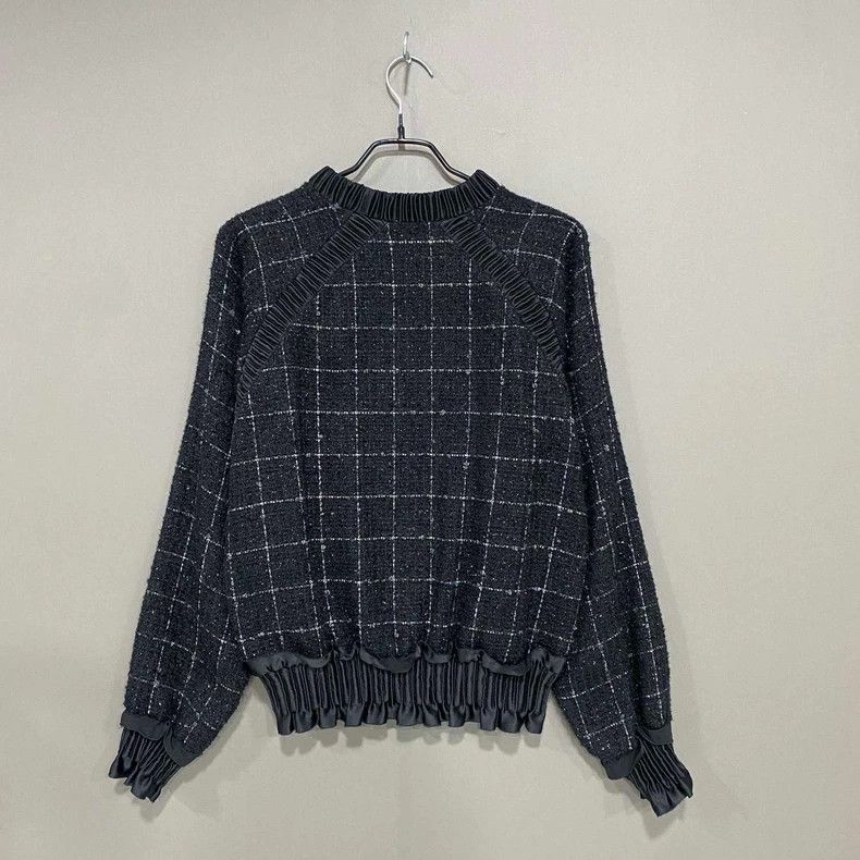 Chanel Chanel Tweed braided plaid long sleeves 2504-Nextarrow Size XXS / US 00 / IT 34 - 3 Thumbnail