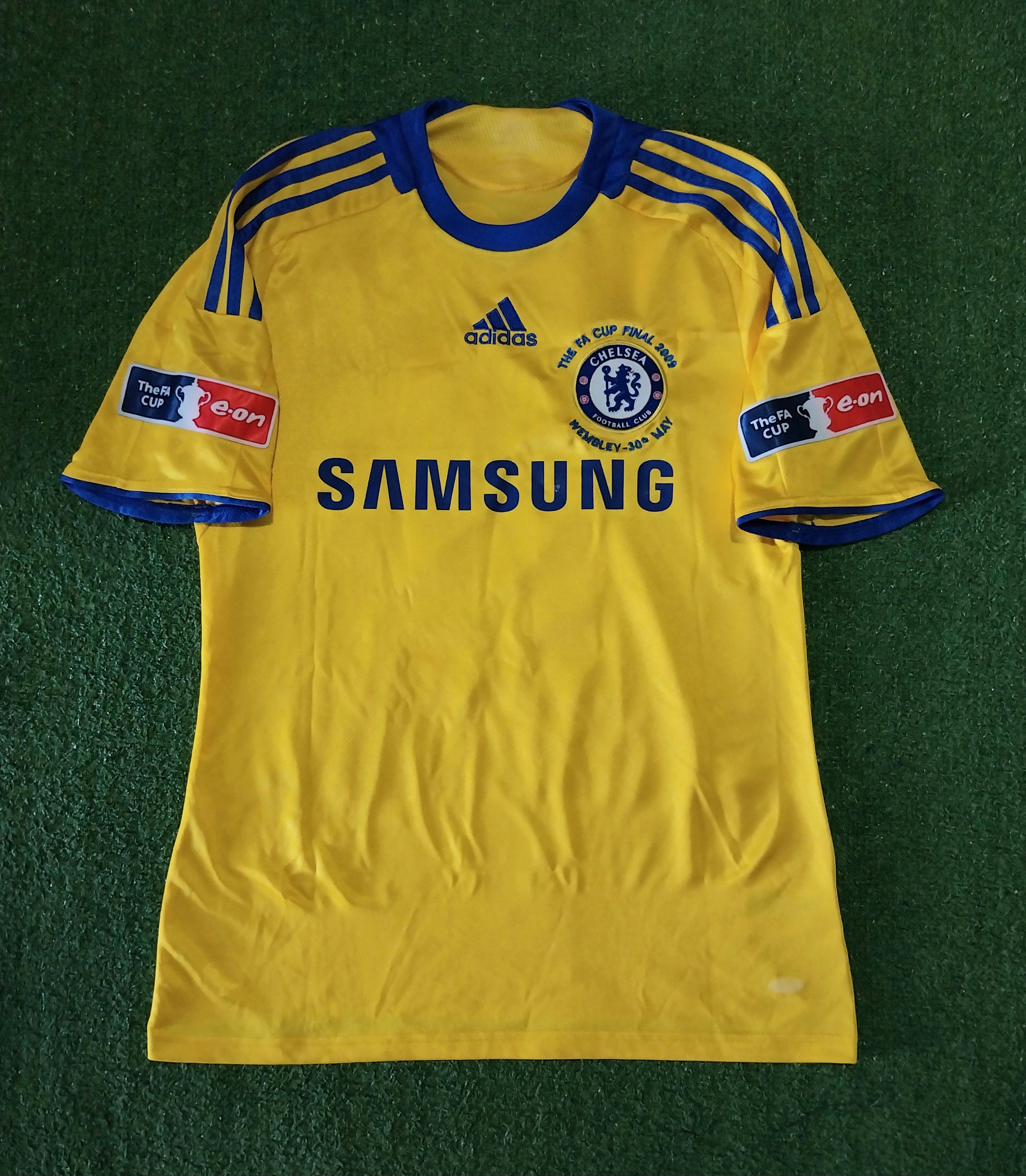 Adidas Chelsea away 2008/2009 didier drogba jersey football Size US S / EU 44-46 / 1 - 2 Thumbnail