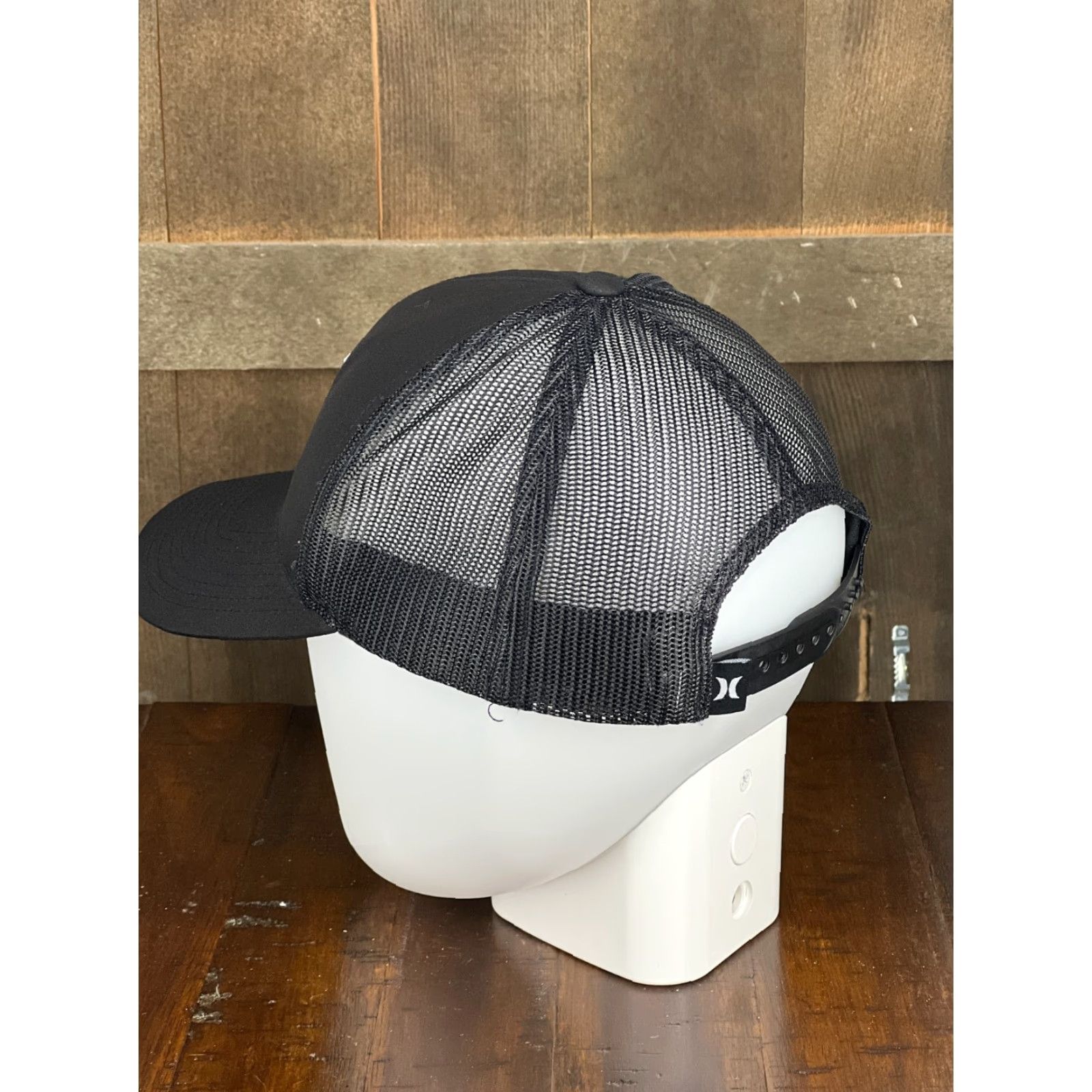 Hurley Hurley Hat Cap Snap Back Adult Black Polyester Blend E Twill Trucker Logo Casual Men One Size Size ONE SIZE - 4 Thumbnail