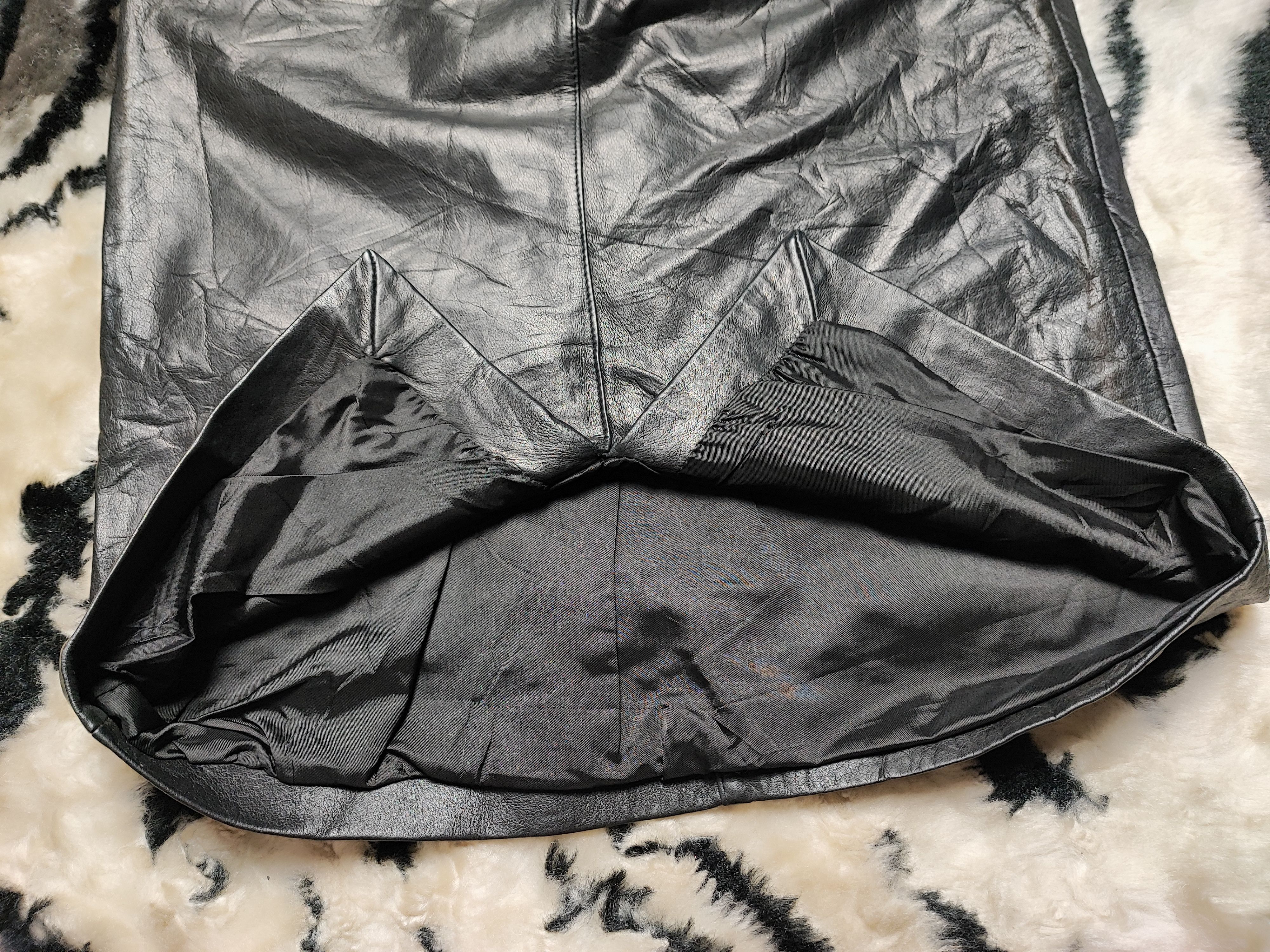 Japanese Brand Leather Skirt by U.L.C Size 27" / US 4 / IT 40 - 3 Thumbnail