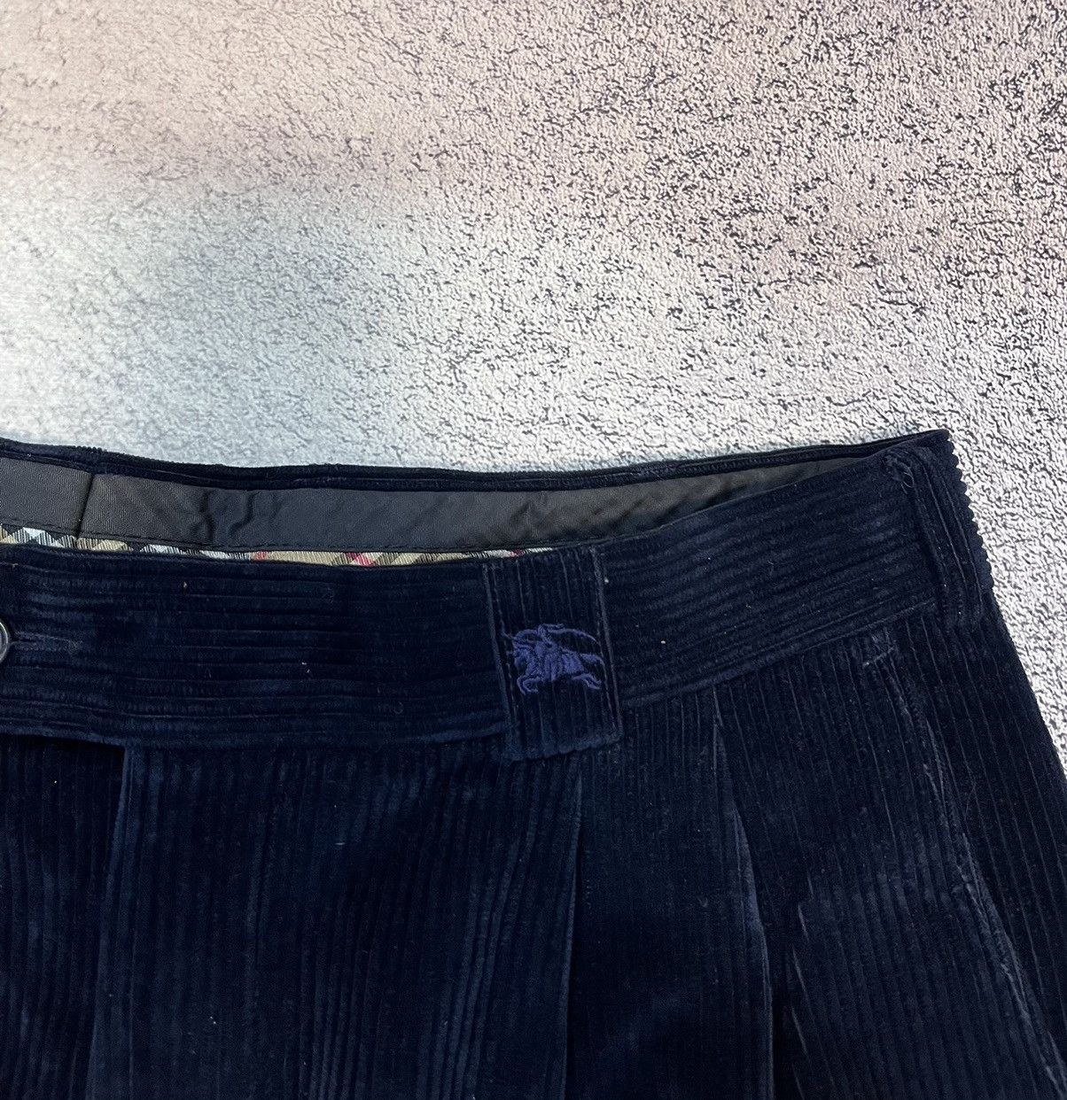 Burberry Burberry London Men’s Corduroy Pants Vintage Jeans Navy Blue Size US 36 / EU 52 - 6 Thumbnail