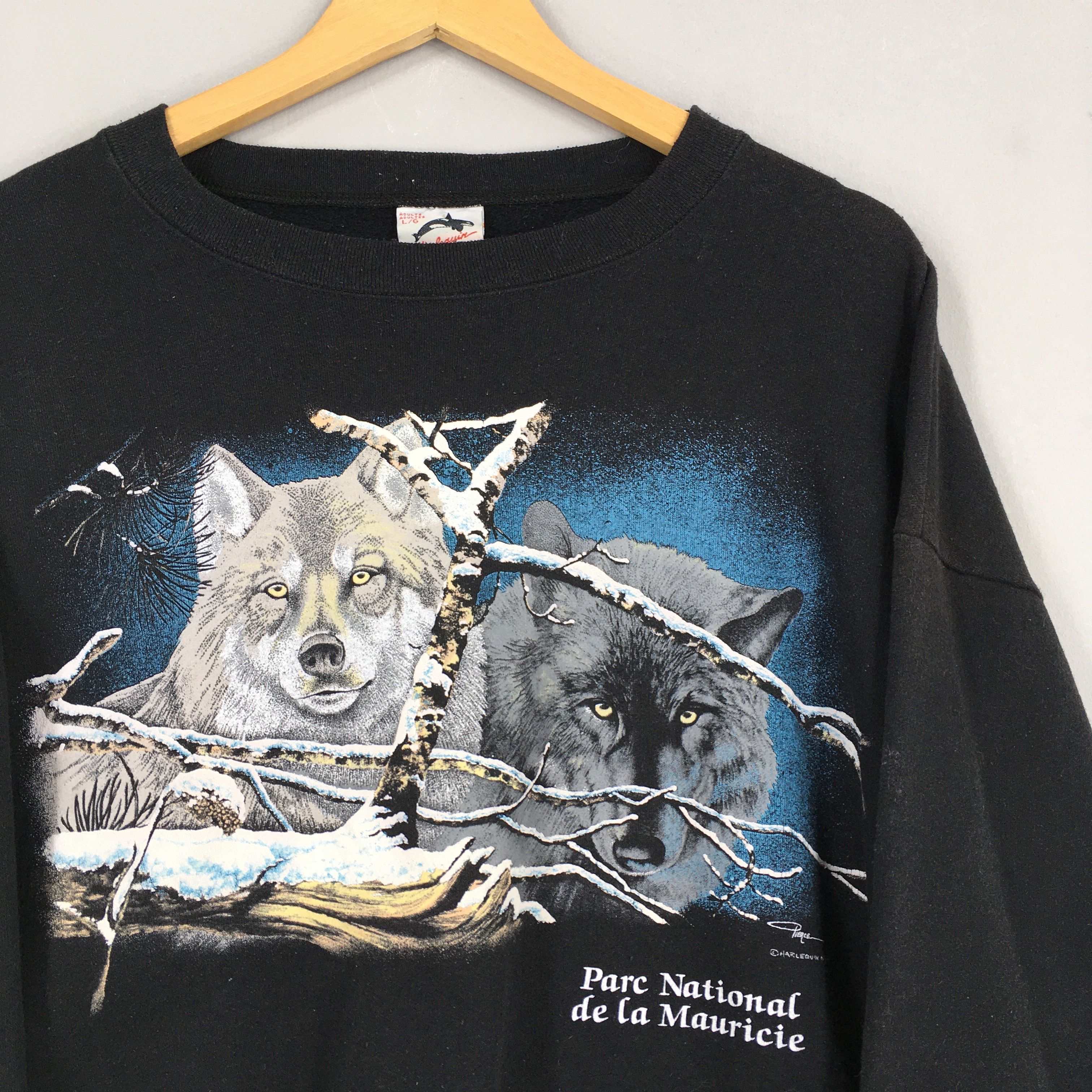 Habitat × Vintage Vintage 90s La Mauricie National Park Sweatshirt Large Size US L / EU 52-54 / 3 - 2 Thumbnail
