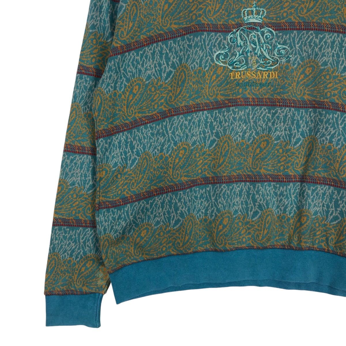 Trussardi Vintage Italian Designer Trussardi Sweatshirt Jumper Small Size US S / EU 44-46 / 1 - 3 Thumbnail