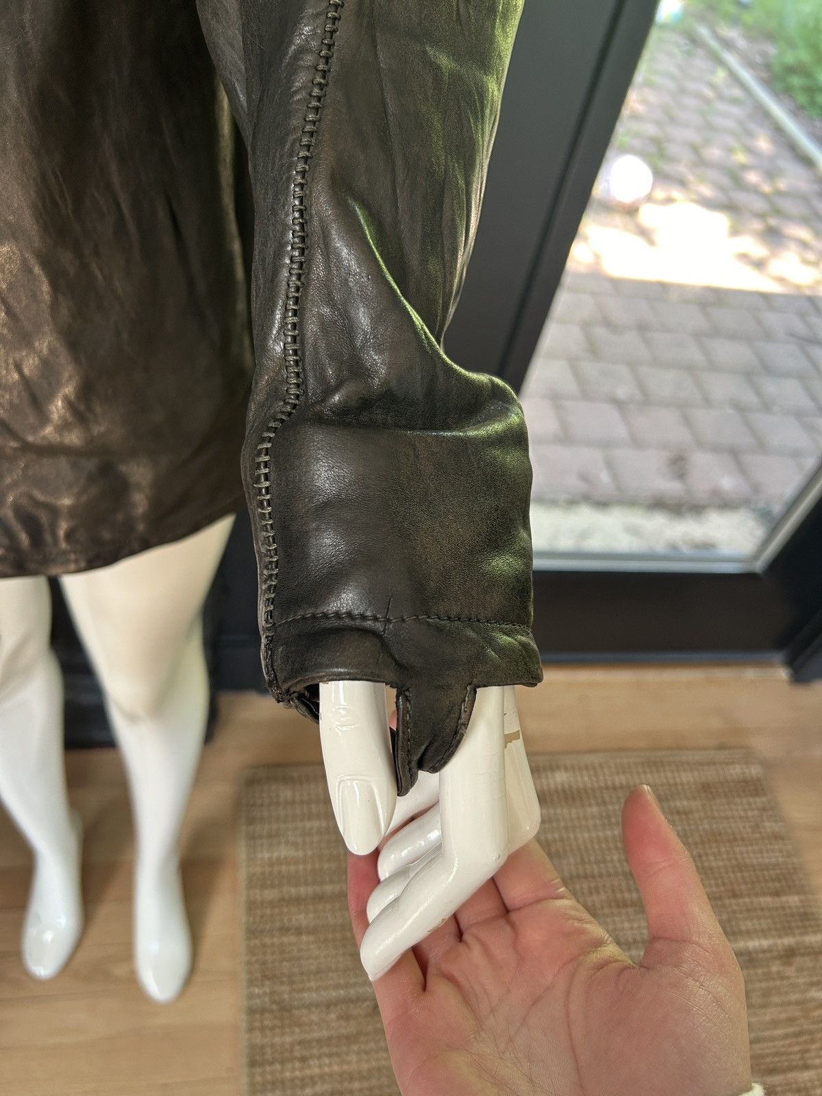 Boris Bidjan Saberi Boris Bidjan Saberi J2-F251 S/S 2014 Horse Leather Jacket Size US M / EU 48-50 / 2 - 5 Thumbnail