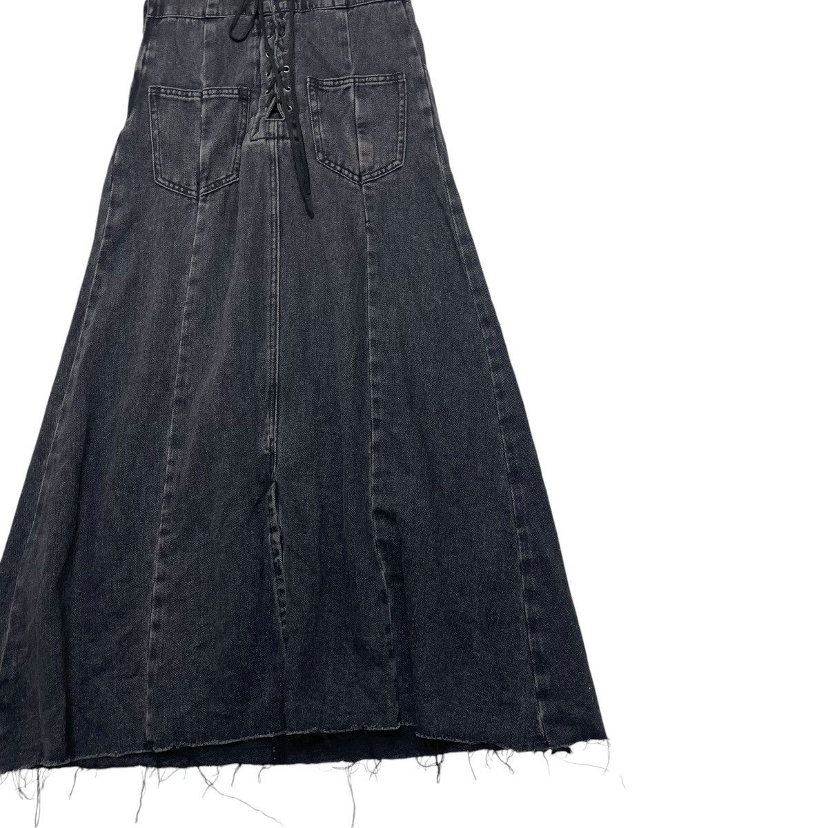 Yohji Yamamoto 🗣️Japanese Brand Y’S Distressed Long Skirt Size 28" / US 6 / IT 42 - 6 Thumbnail