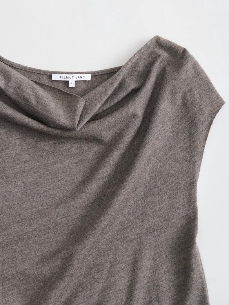 Helmut Lang HELMUT LANG A pleated dress with asymmetrical folds Size S / US 4 / IT 40 - 8 Thumbnail