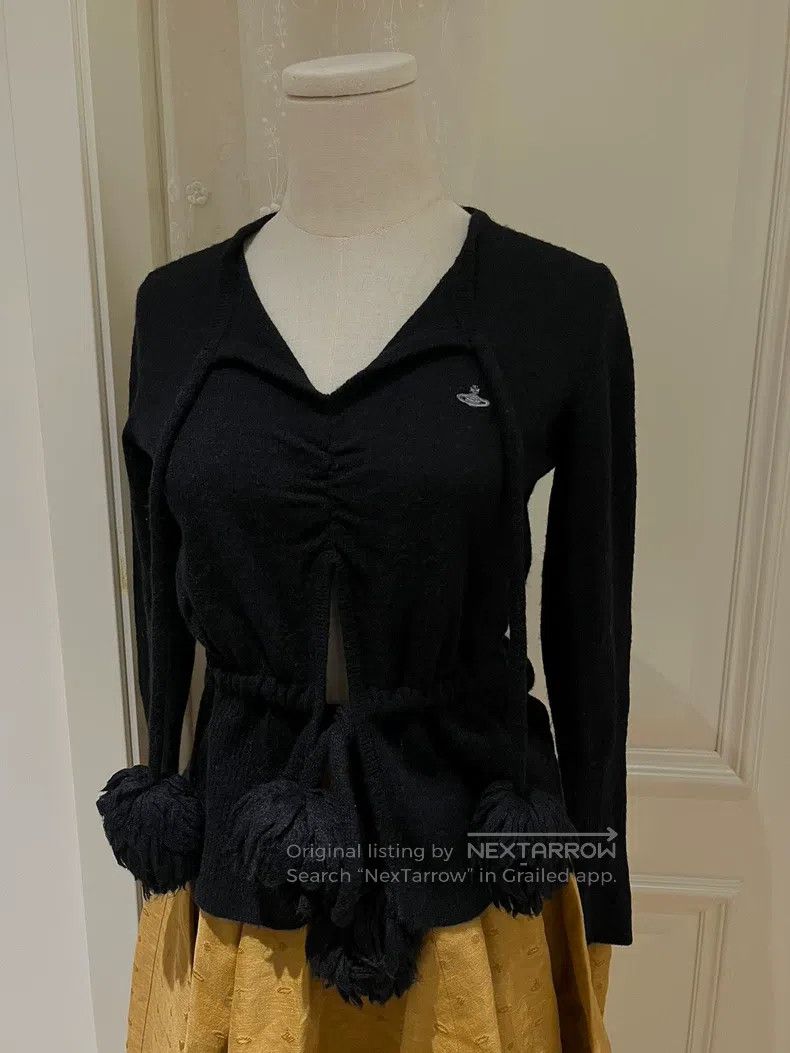 Vivienne Westwood Vivienne Westwood Wool Design Knit Top with Fuzzy Balls Size M / US 6-8 / IT 42-44 - 2 Thumbnail
