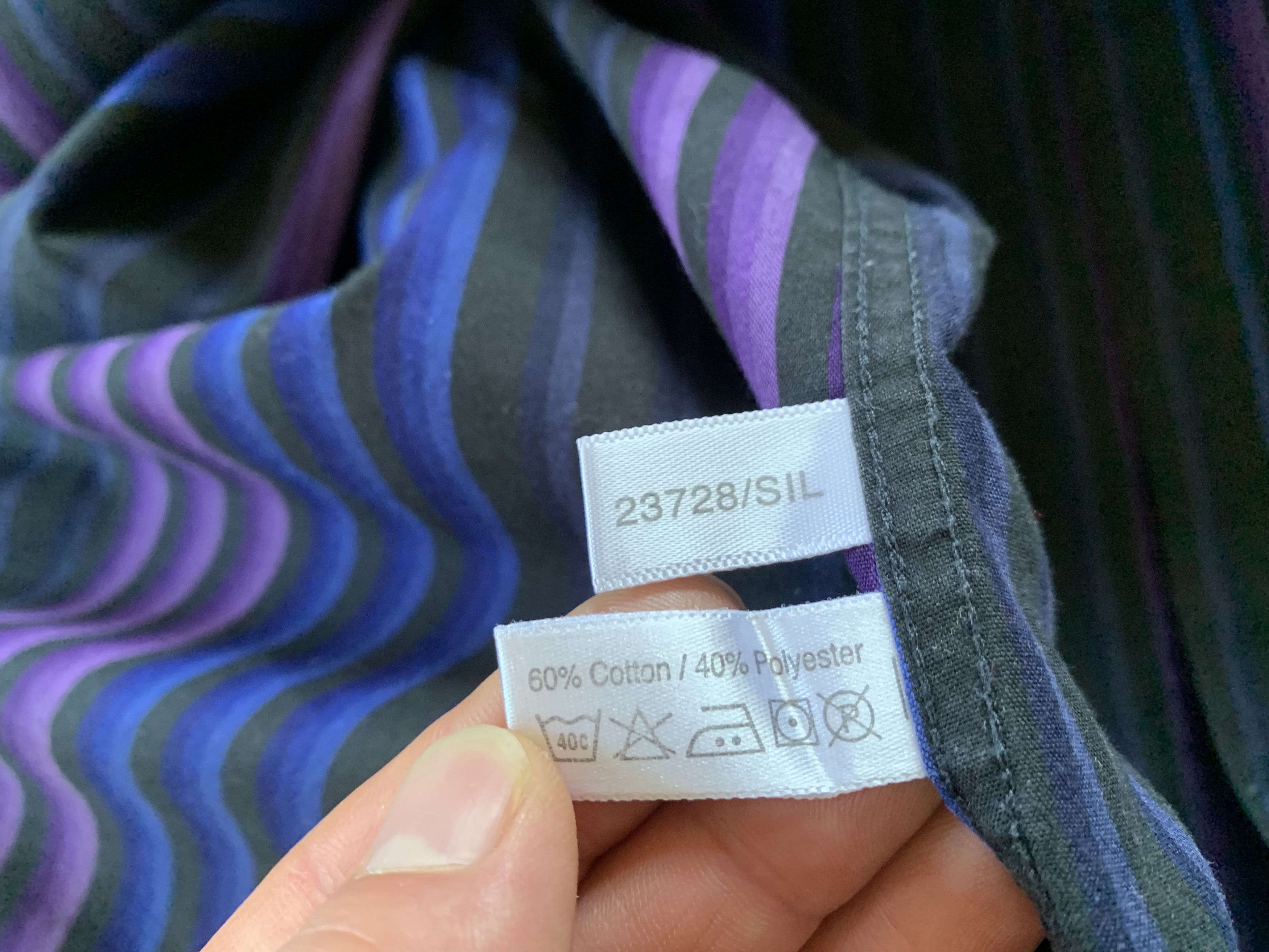 Yves Saint Laurent Vintage Yves Saint Laurent Stripe Long Sleeve Shirt Size US XXL / EU 58 / 5 - 7 Thumbnail