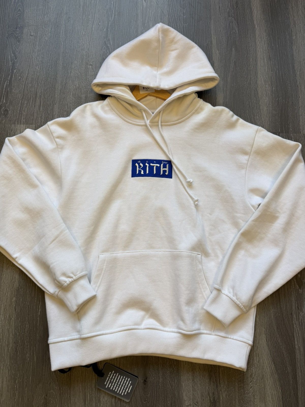 Kith Kith Script Santa Hoodie | Grailed