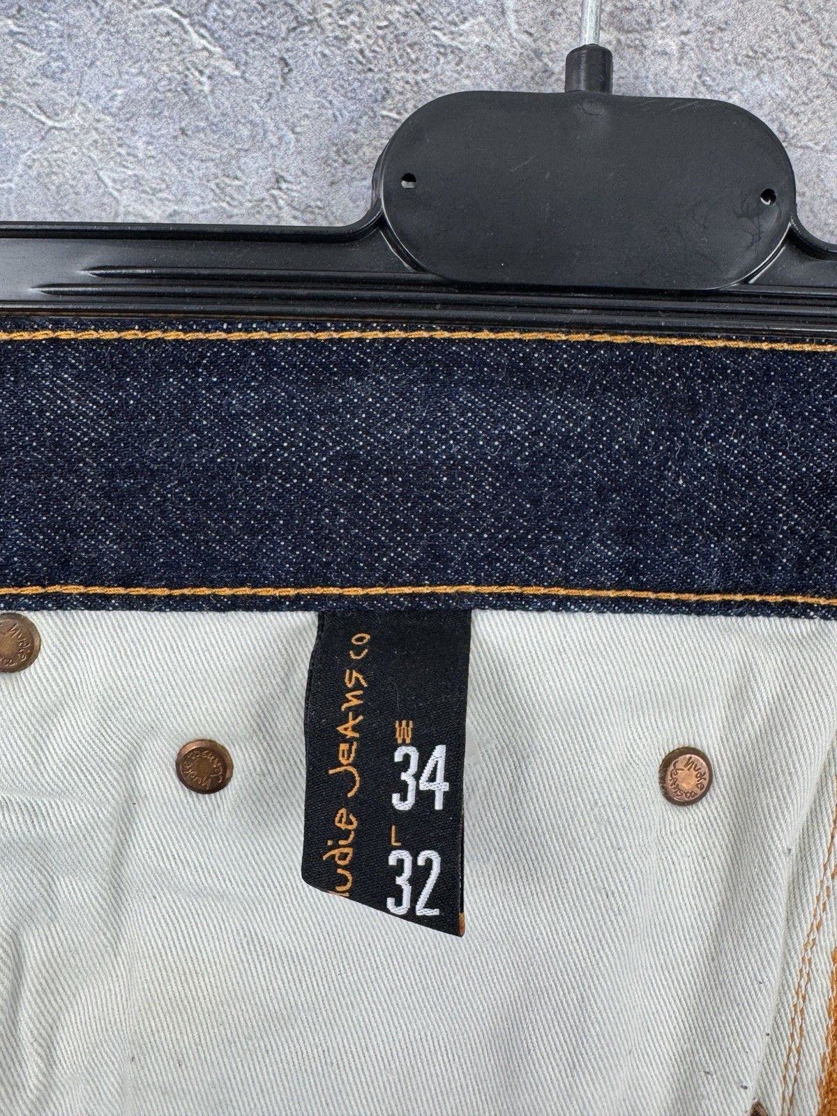 Nudie Jeans Nudie Jeans Snake Eyes Selvage Gritty Jackson Jeans W34 L32 Size US 34 / EU 50 - 11 Thumbnail