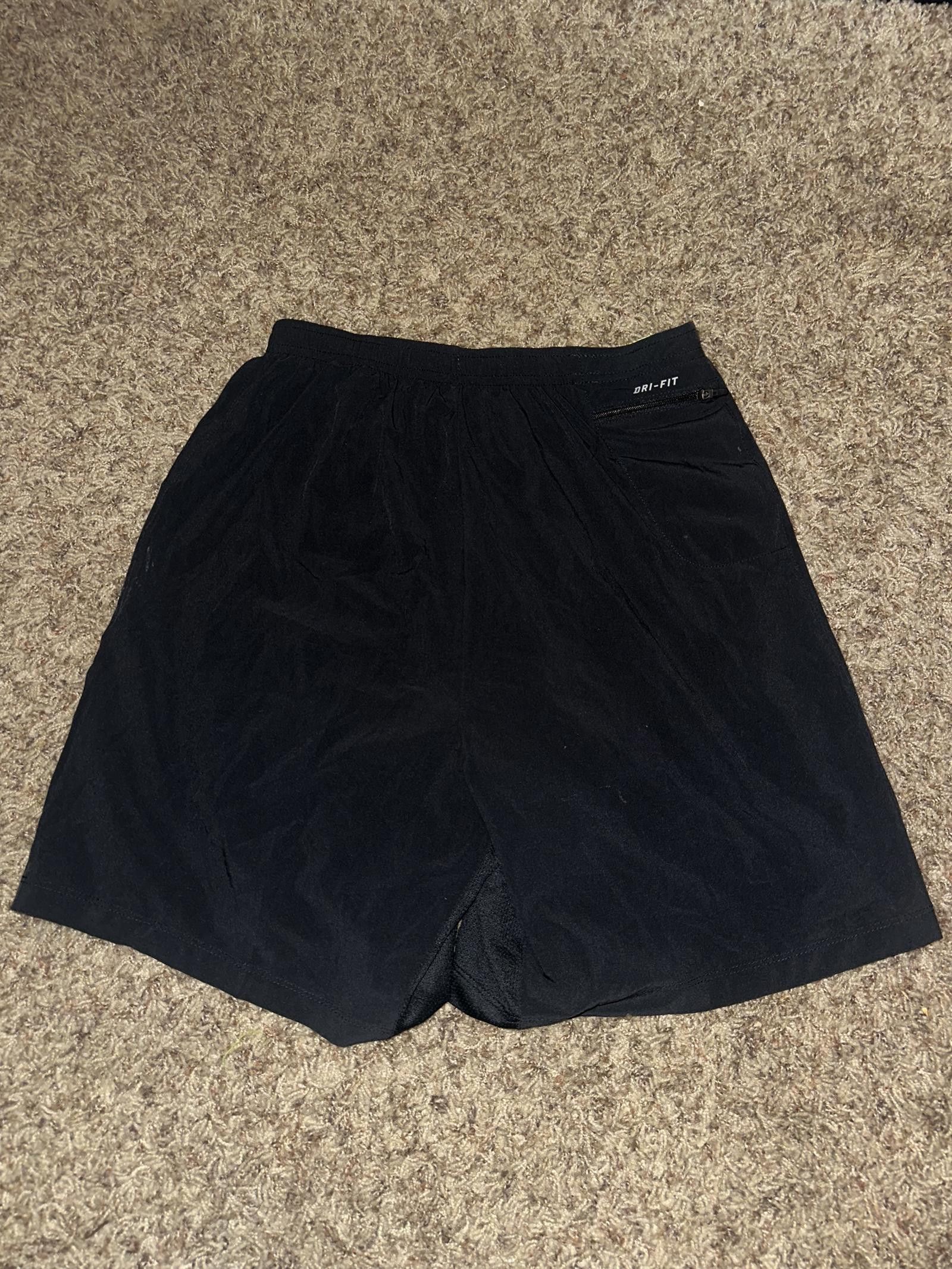 Nike Mens Nike 2-in-1 Compression Shorts Black Volt Neon 2015 Size US 32 / EU 48 - 5 Thumbnail
