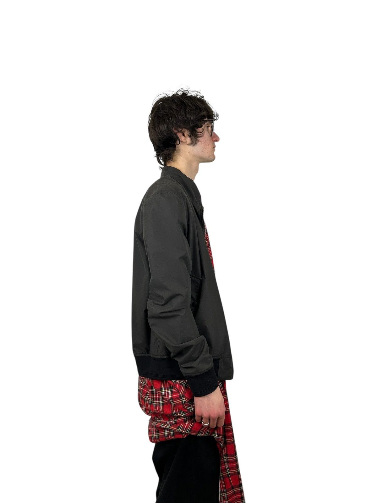 Y/Project 2018AW Runway Y/Project Tartan Tie Bomber Jacket (L) Size US L / EU 52-54 / 3 - 4 Thumbnail