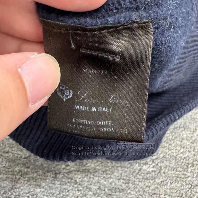 Loro Piana Loro Piana Double-layer collar cashmere knit sweater Size US M / EU 48-50 / 2 - 4 Thumbnail