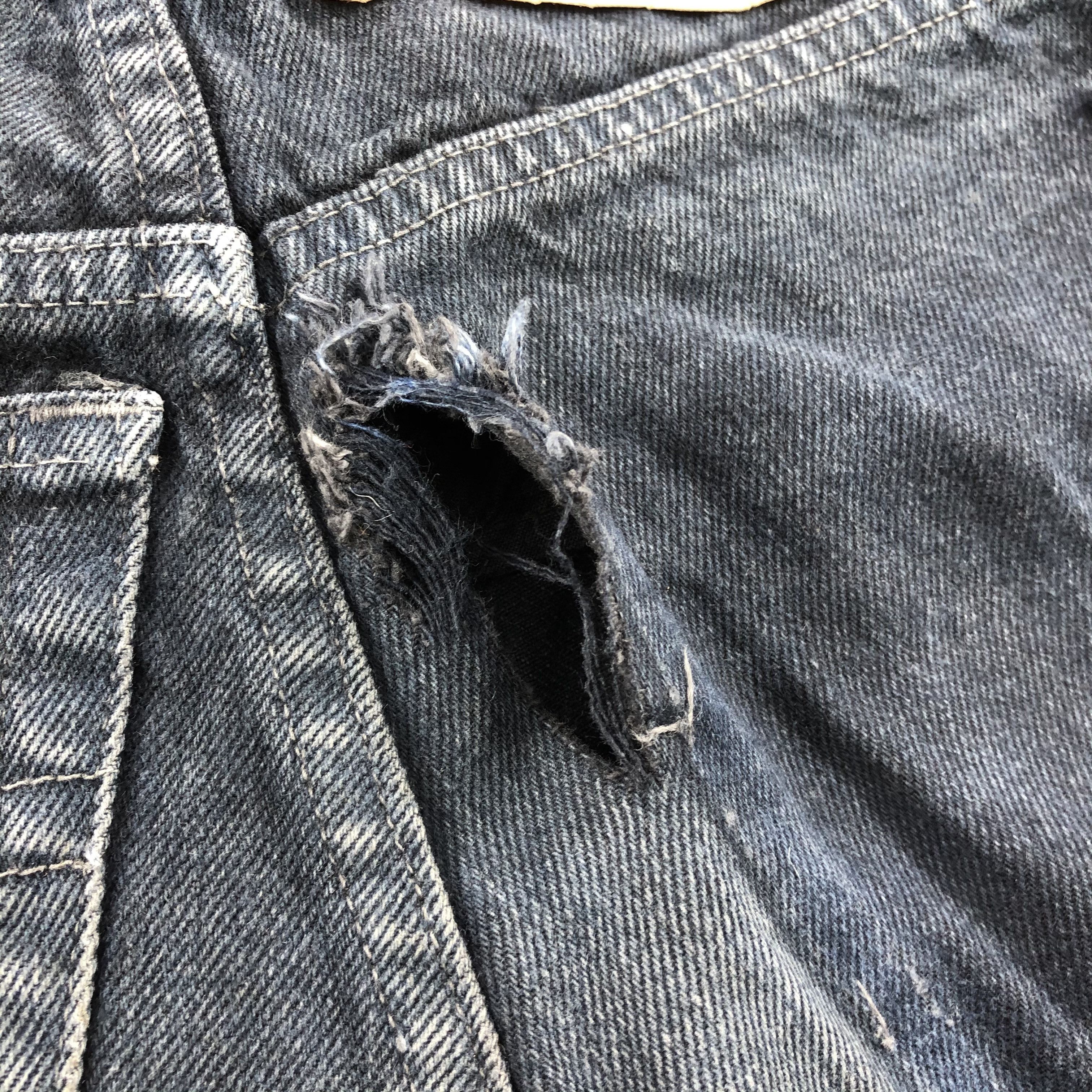 Levi's Vintage 90s Faded Black Levis 501 Jeans-JM2423 Size US 29 - 10 Thumbnail