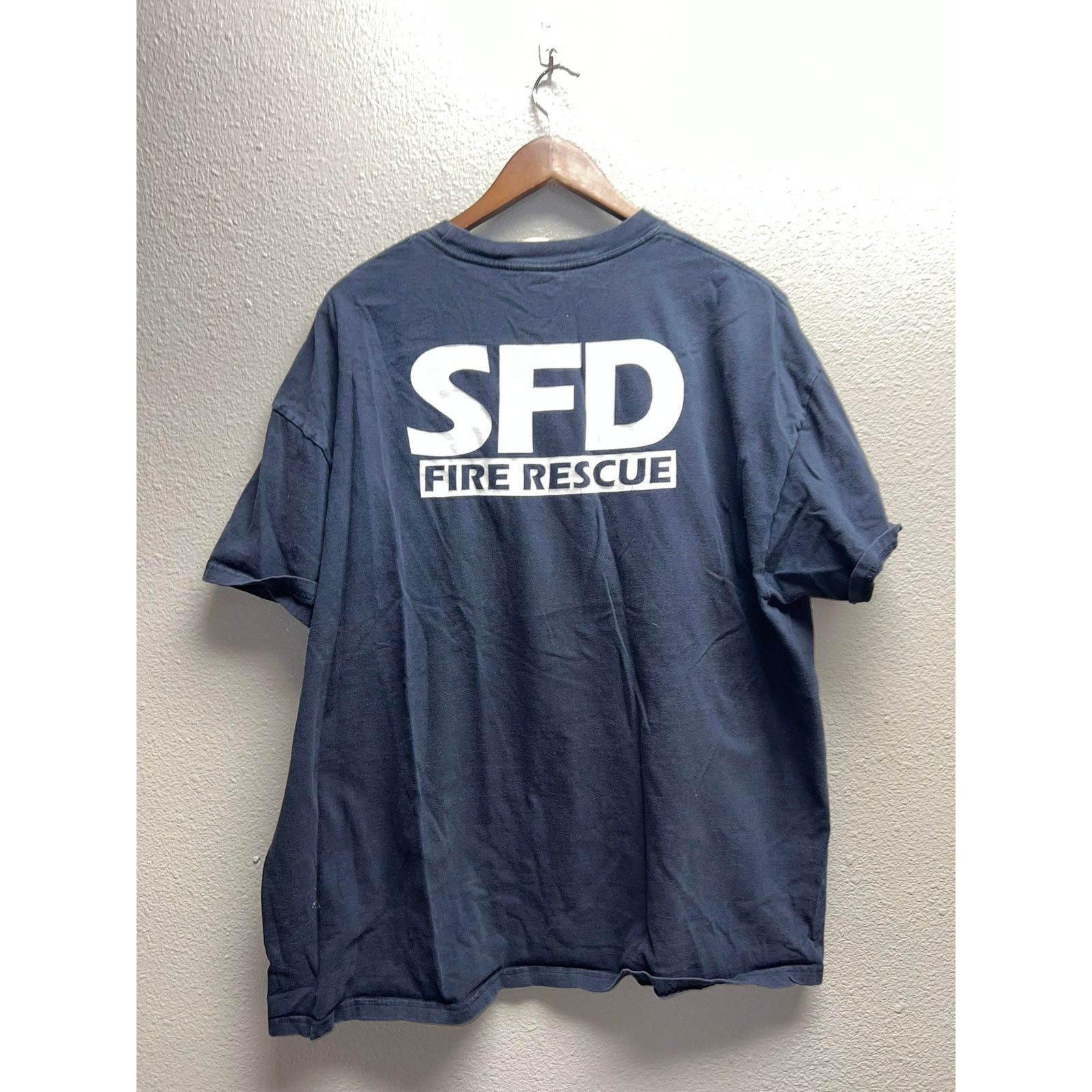 Hanes Vintage Schriever Shirt Fire Department Air Force Base 2XL Size US XXL / EU 58 / 5 - 4 Thumbnail
