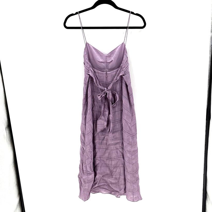 Madewell Madewell Tie-Back Cami midi dress subtle plaid design sz 2 Size XS / US 0-2 / IT 36-38 - 2 Thumbnail