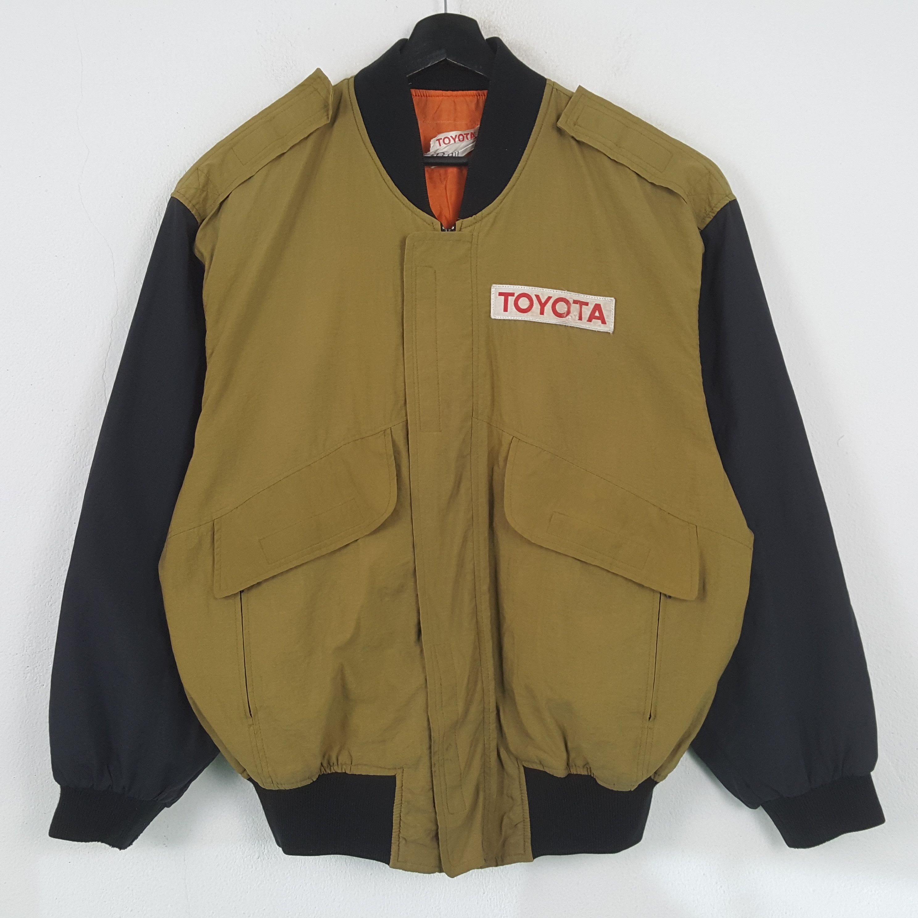 Vintage TOYOTA Japanese Motorsports Racing Style Jacket C292N23 Size US XL / EU 56 / 4 - 3 Thumbnail