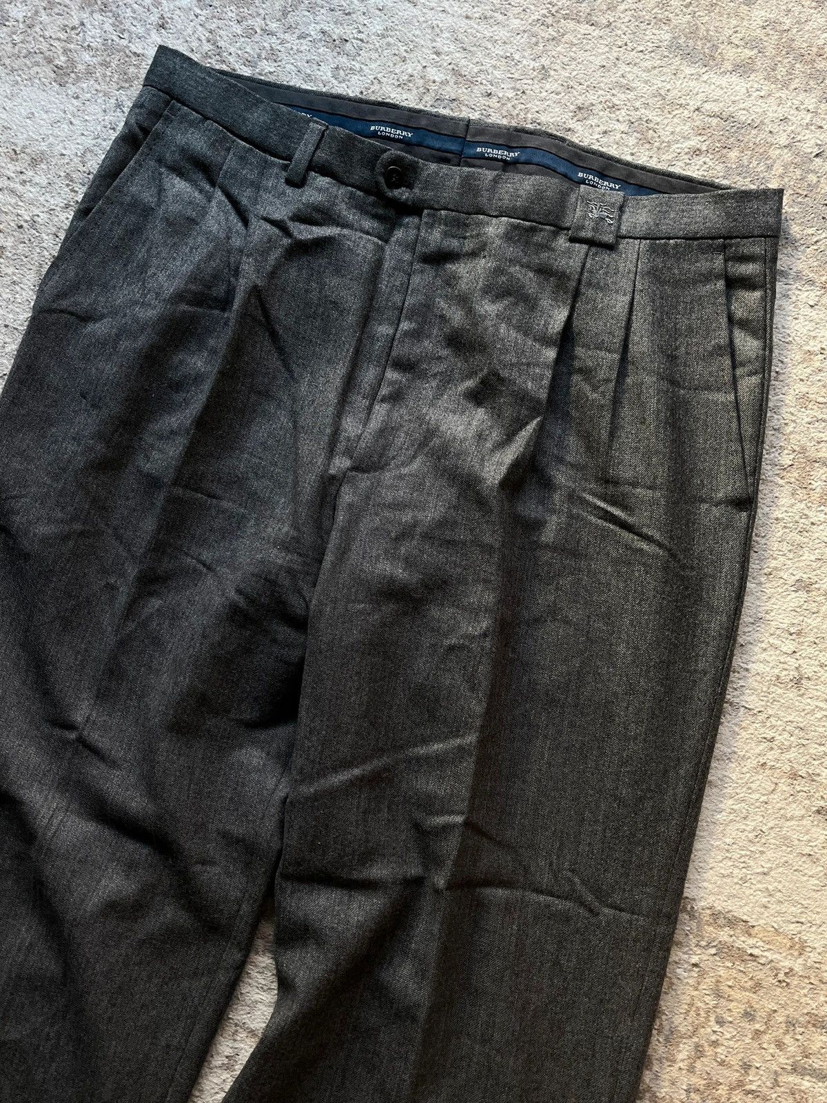 Burberry Burberry London Vintage 1990s Sz 46 / XL Tailored Pants Size US 39 - 5 Thumbnail