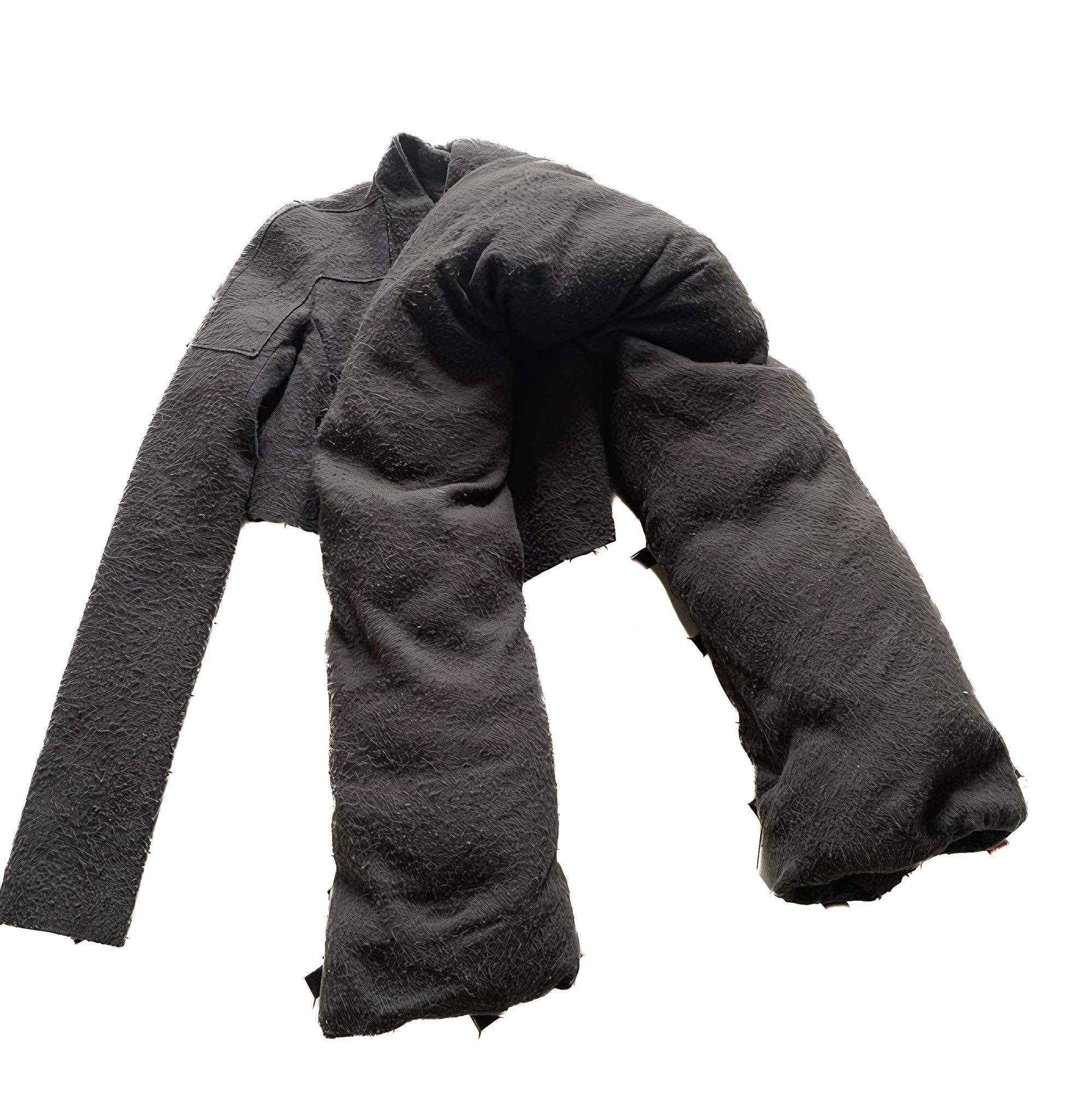Rick Owens A/W 2018 RUNWAY SYSIPHUS ASYMMETRIC DOWN JACKET Size S / US 4 / IT 40 - 7 Thumbnail