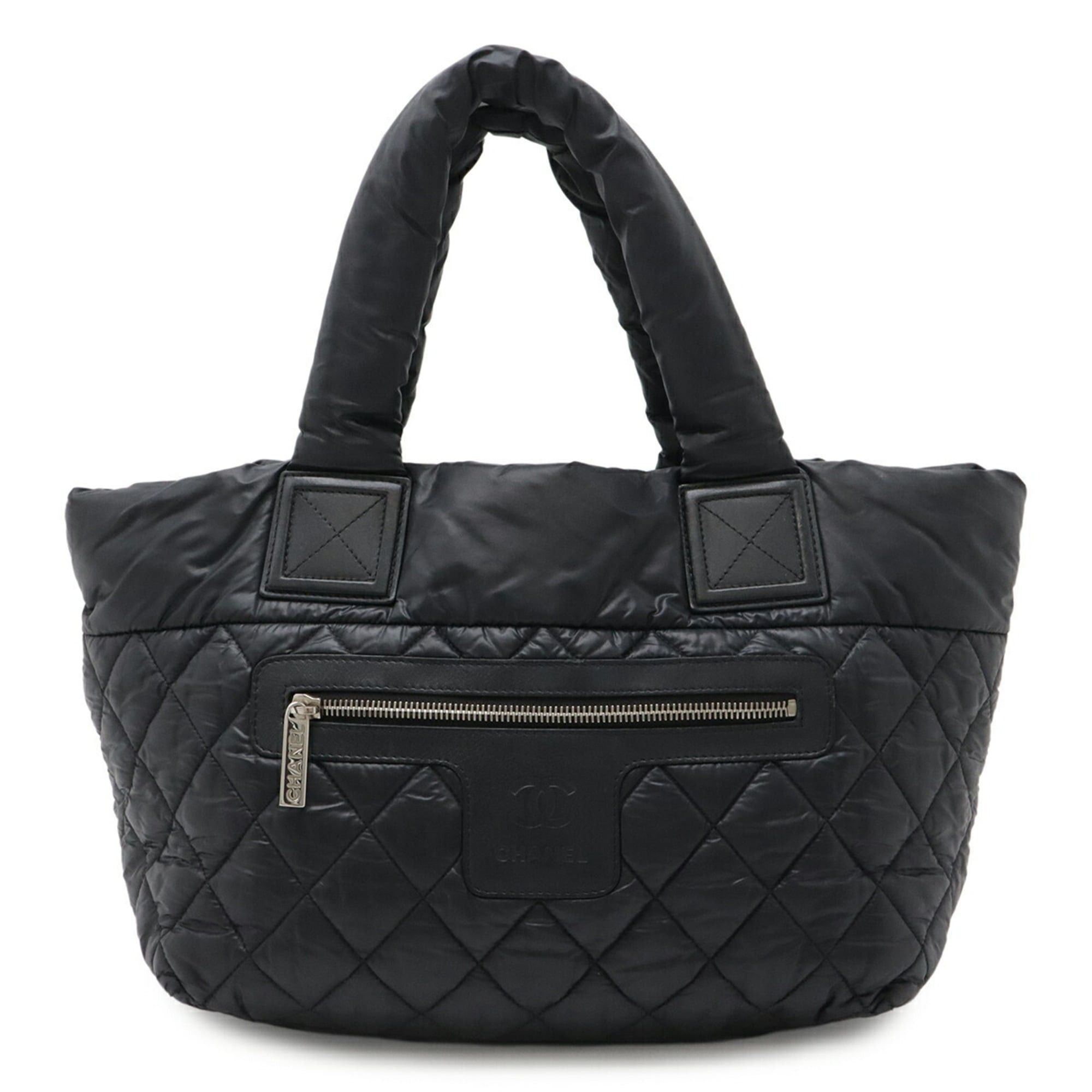 Chanel CHANEL Coco Cocoon Small Tote Bag, Handbag, Quilted Nylon Leather, Black, A48610 Size ONE SIZE - 1 Thumbnail