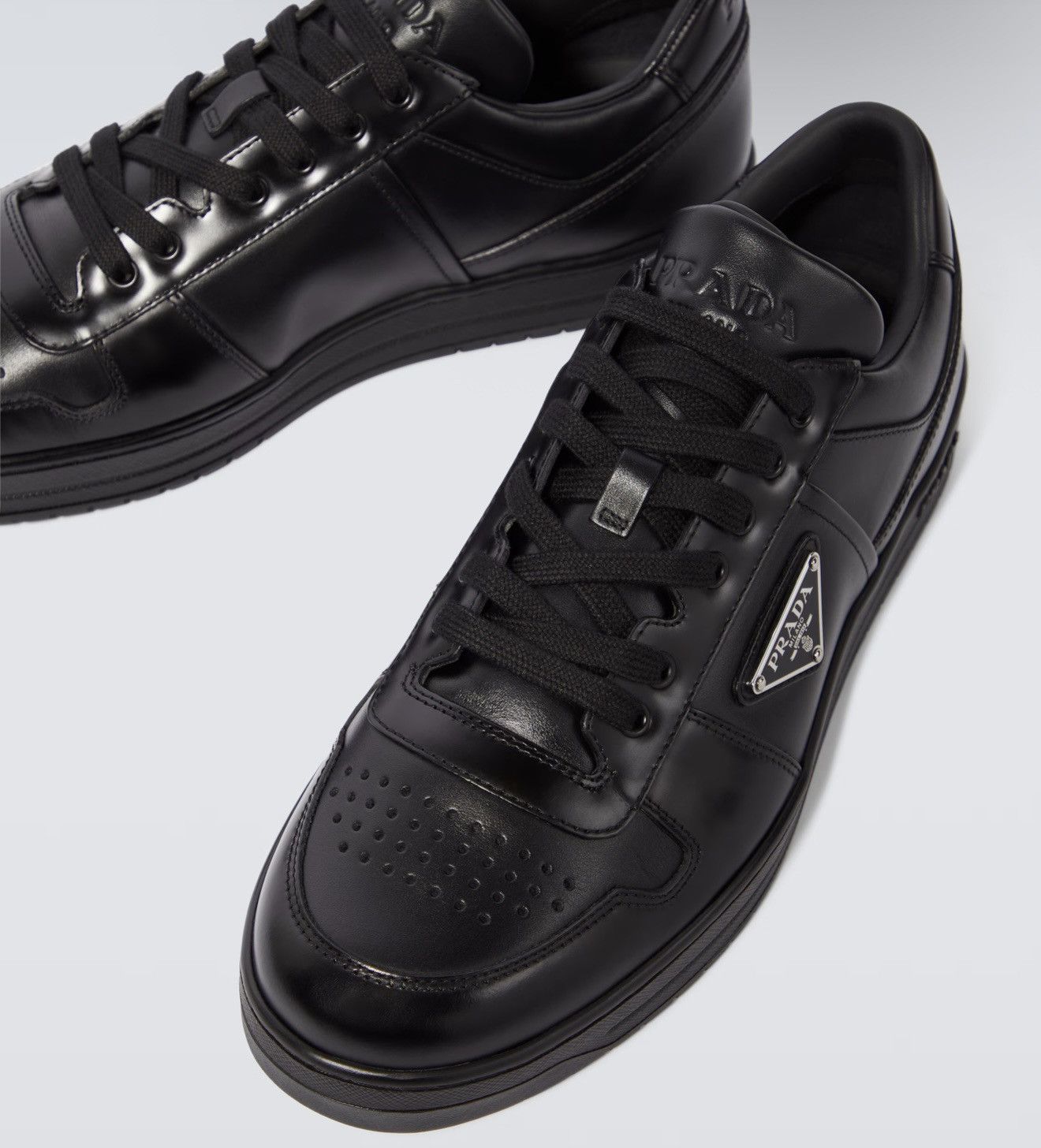 Prada Prada black Low top sneakers Size US 10 / EU 43 - 2 Thumbnail