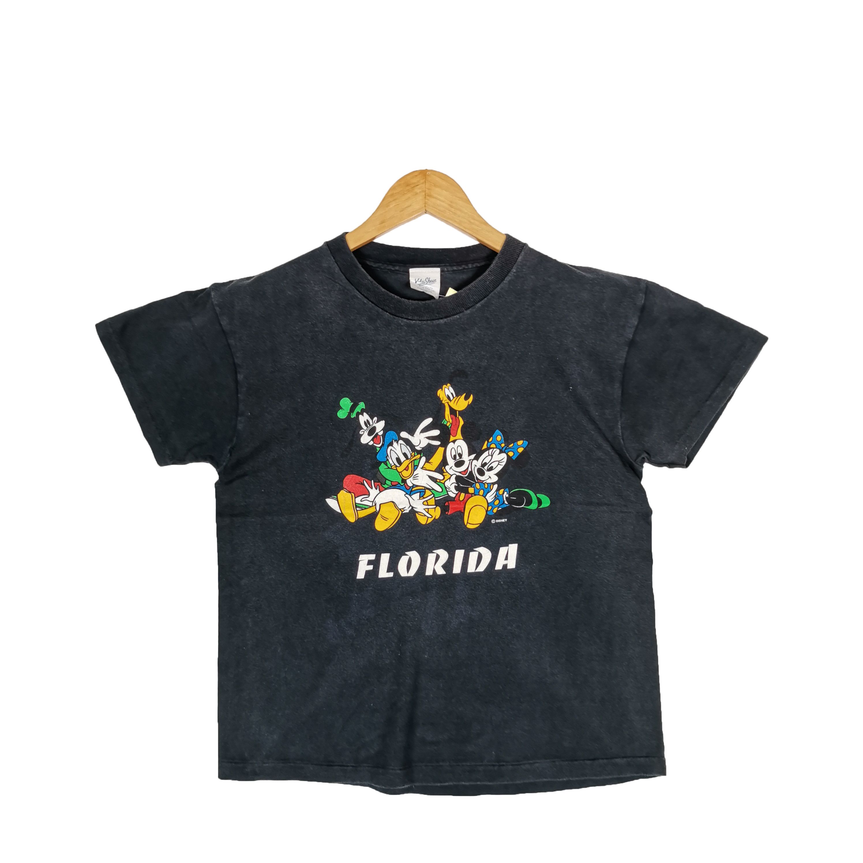 Disney Vintage 90s Mickey Mouse Florida T-Shirt Disney Cartoon Tee Size XS / US 0-2 / IT 36-38 - 2 Thumbnail