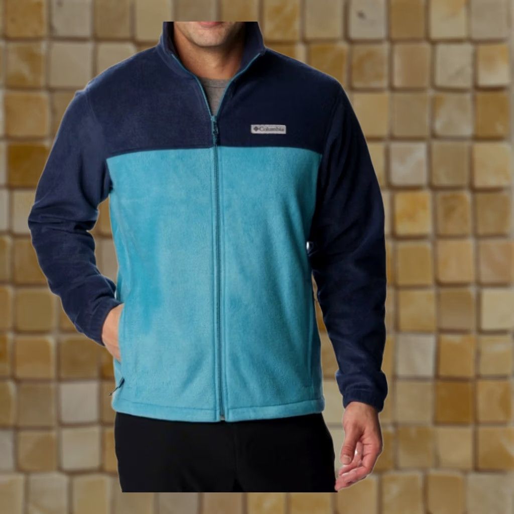 Vintage Columbia Men’s Steens Mountain Fleece FULL ZIP JACKET BLUE Size L Size US L / EU 52-54 / 3 - 1 Thumbnail