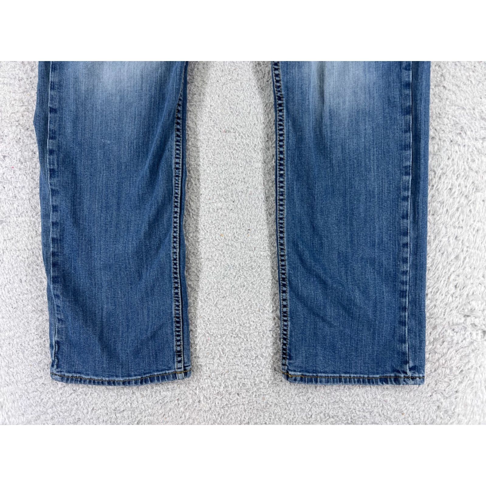 Calvin Klein Calvin Klein Pants Men 32 Blue Denim Jean Boot Cut Cotton Blend Embroider 32x27 Size US 32 / EU 48 - 2 Thumbnail