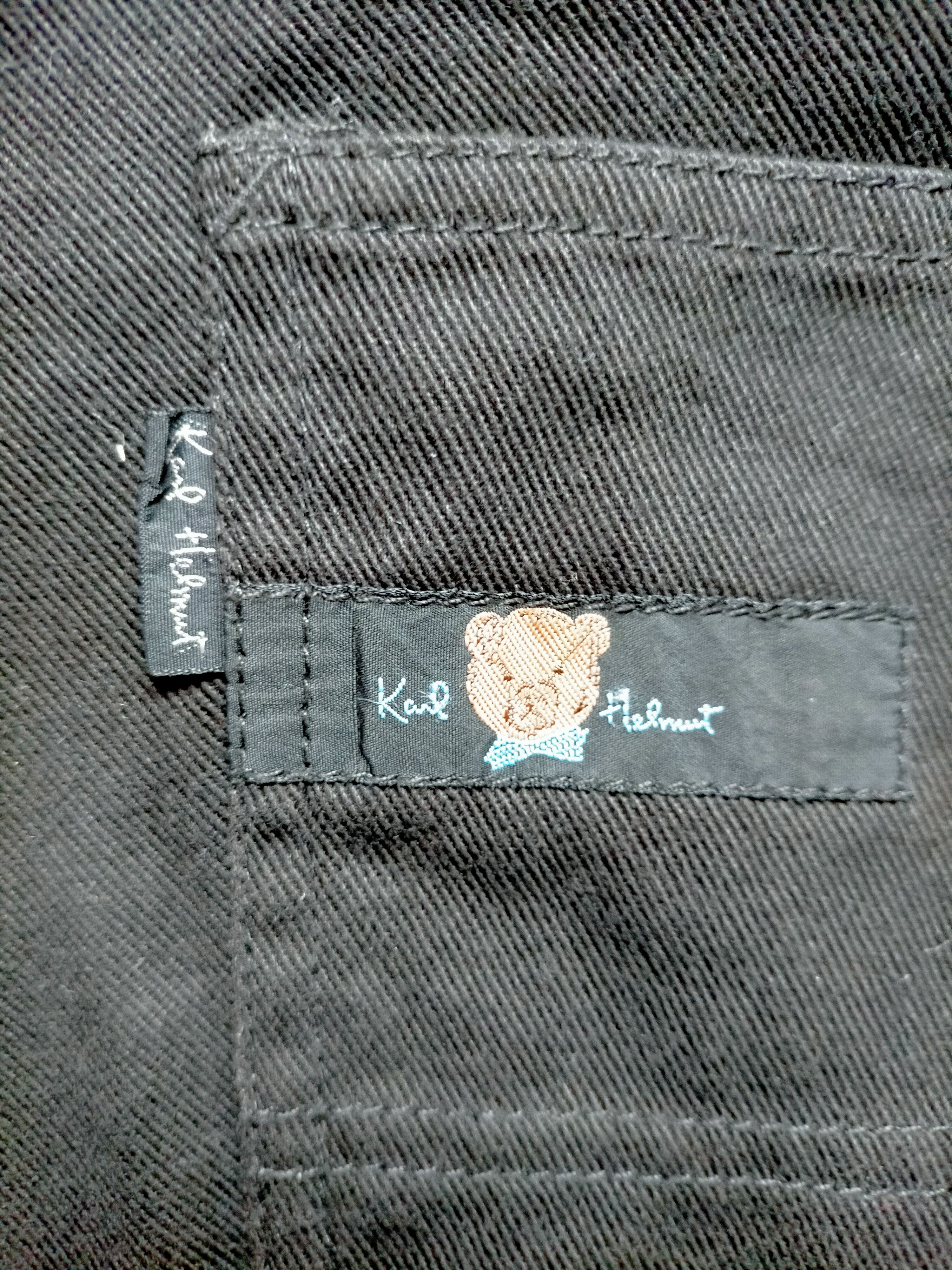 Japanese Brand Karl Helmut Carpenter Baggy embroidered Patchwork Pants Size US 31 - 18 Thumbnail