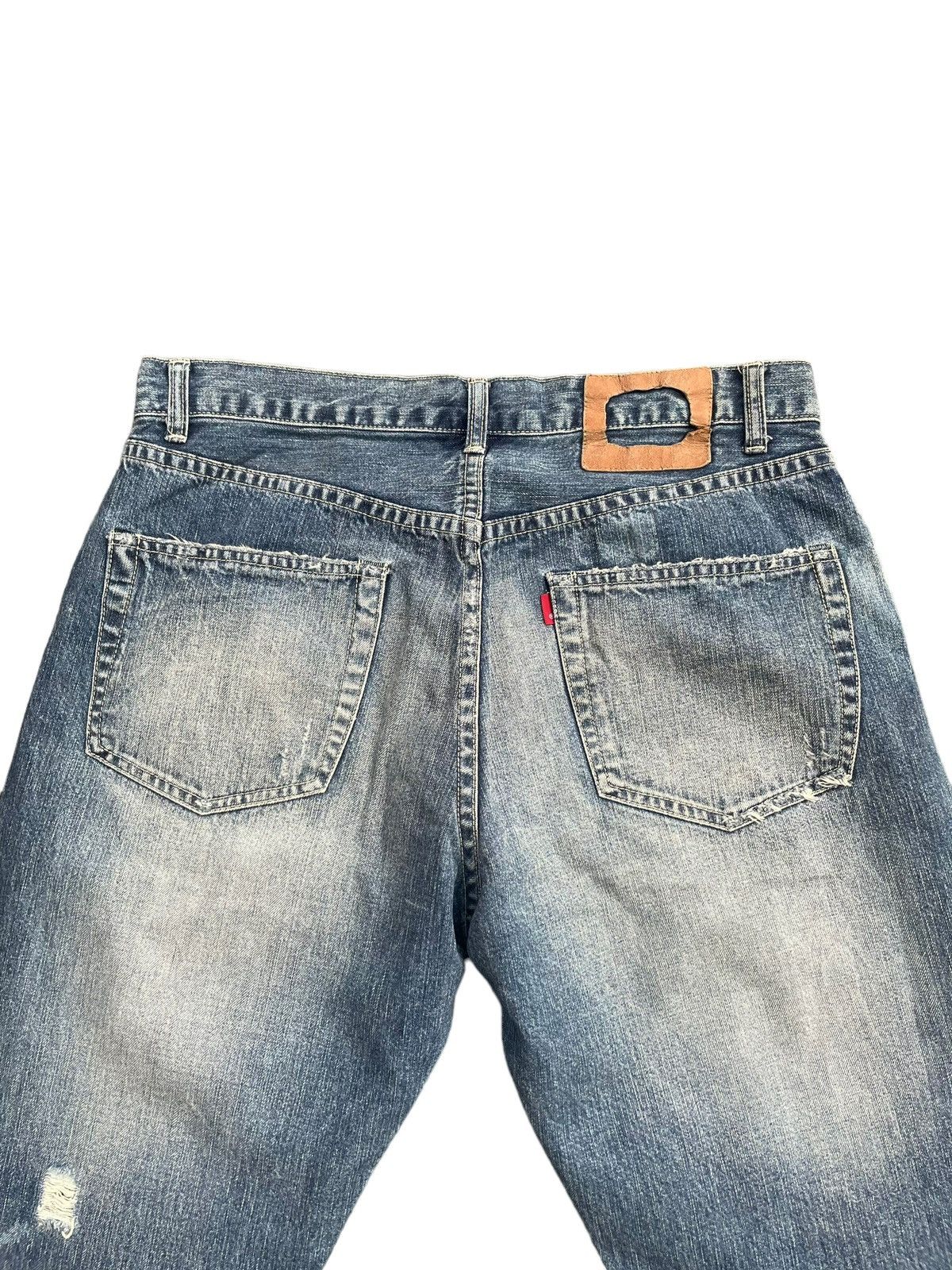 If Six Was Nine Press Clothing Distresed Denim Size US 33 - 11 Thumbnail