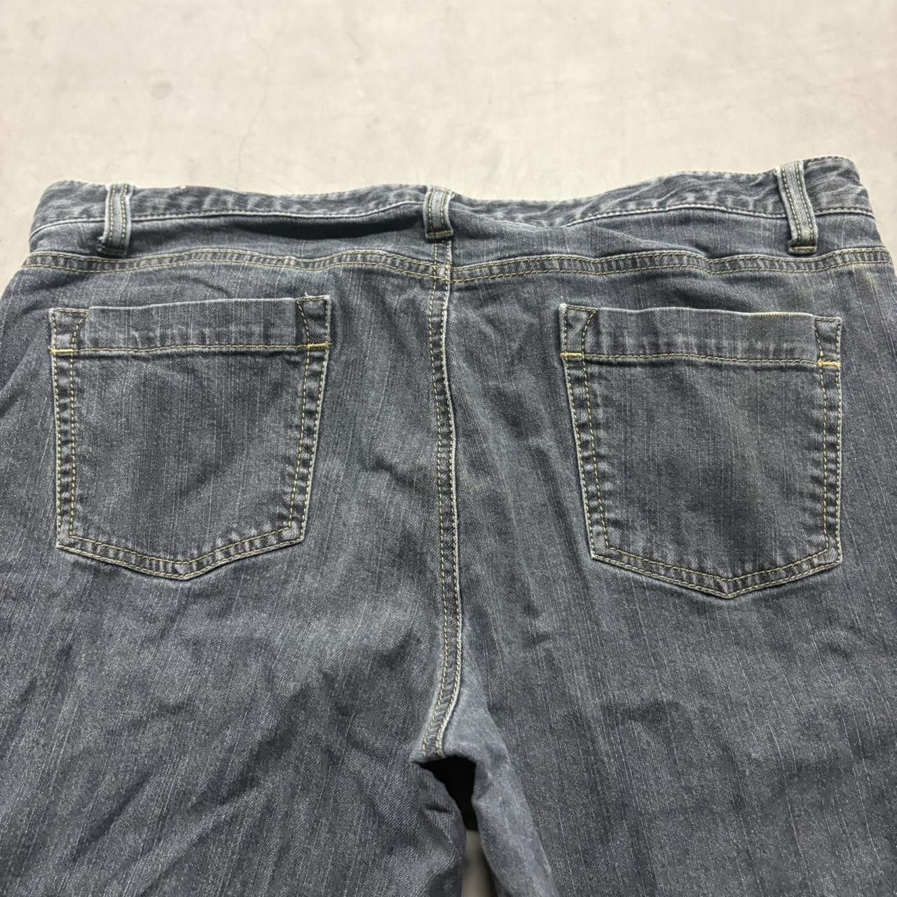 Vintage Crazy Vintage Y2K/2000s Flared Dark Wash Denim Jeans! Size US 36 / EU 52 - 5 Thumbnail