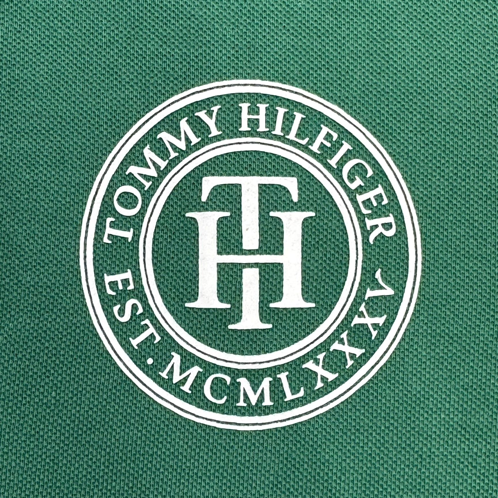 Tommy Hilfiger Tommy Hilfiger Polo Shirt Men’s Small Short Sleeve Green Rugby Preppy Pique Shirt Size US S / EU 44-46 / 1 - 5 Thumbnail