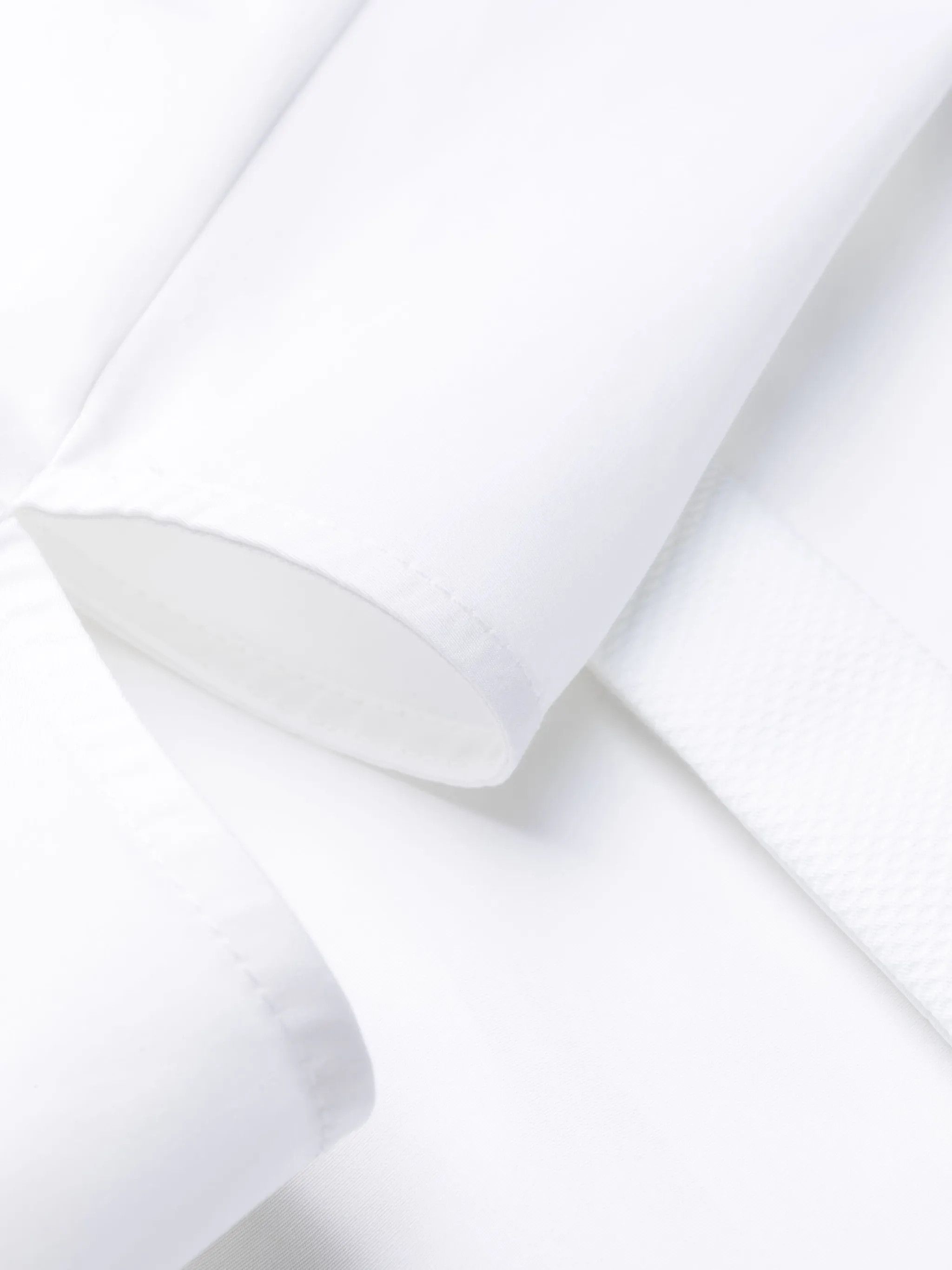Alexander McQueen o1y0325 Shirt Mini Dress in White Size XS / US 0-2 / IT 36-38 - 7 Thumbnail