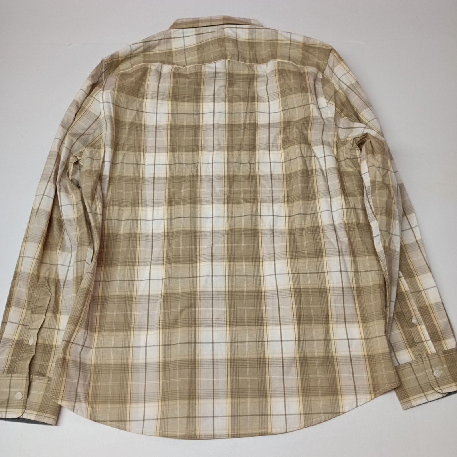 Lee Lee Men's Stretch Plaid Button Shirt Men's Size L Desert Sun Size US L / EU 52-54 / 3 - 9 Thumbnail