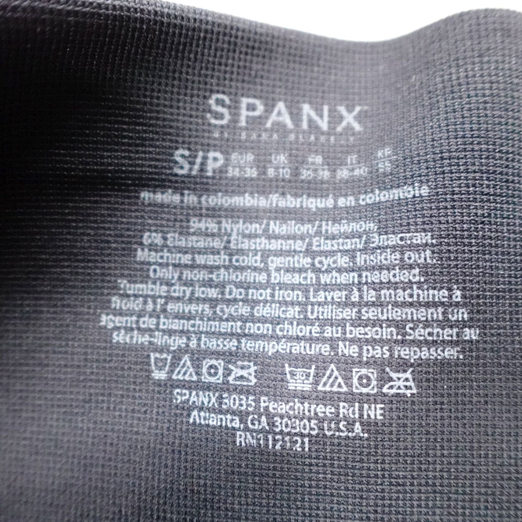 Spanx SPANX High Waist Seamless Moto Leggings Indigo Sky Nylon Stretch Women's Size S Size 28" / US 6 / IT 42 - 4 Thumbnail