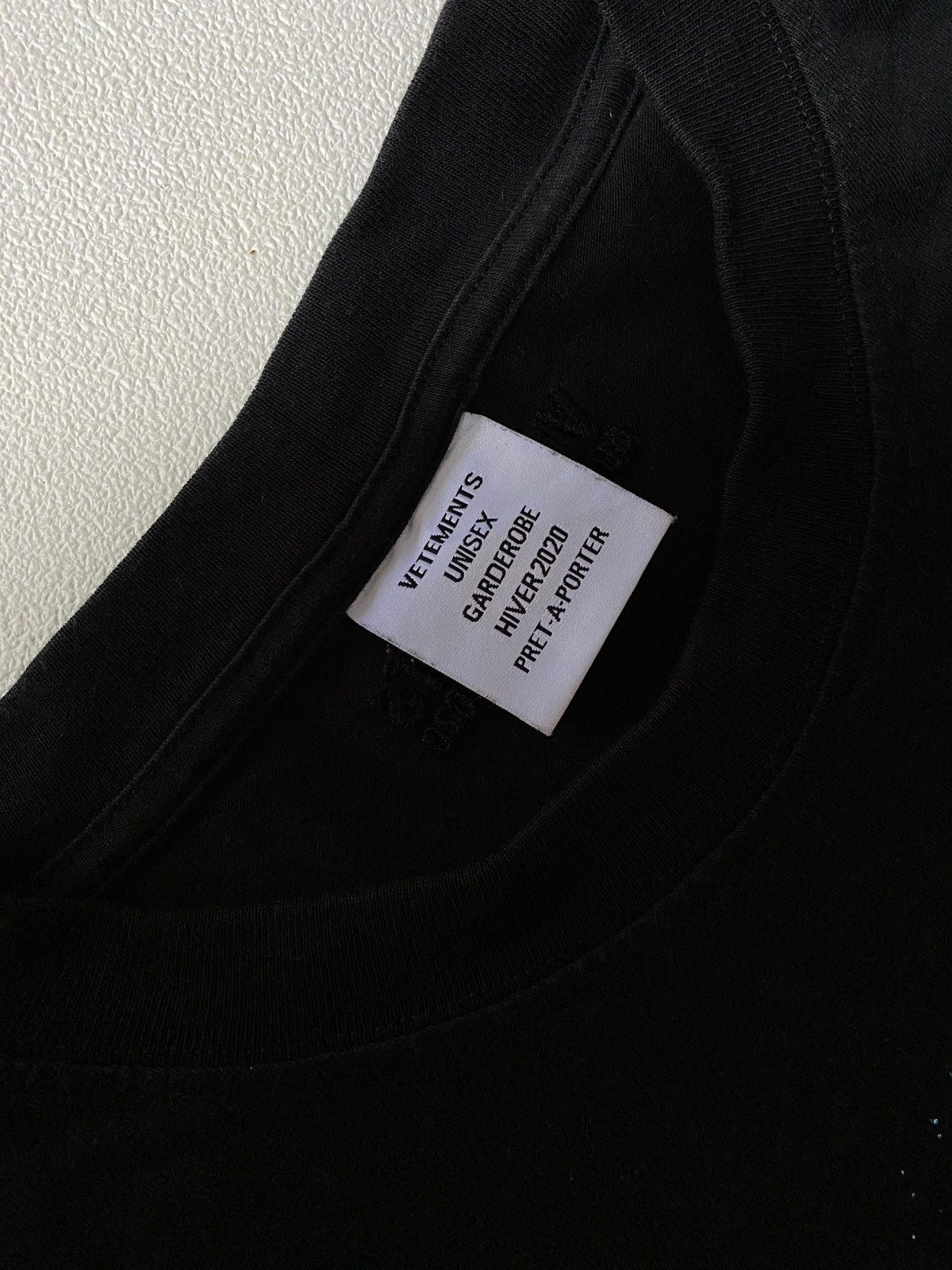 Vetements Vetements Black Sun Number T-Shirt Size US M / EU 48-50 / 2 - 8 Thumbnail