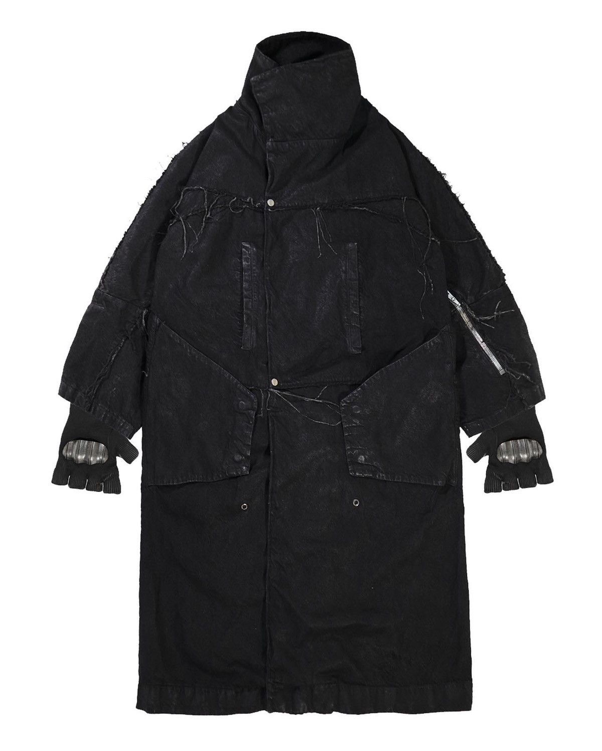 SHINE LUXURY ICARUS LAYERED KILLER TRENCH COAT Size US XS / EU 42 / 0 - 1 Thumbnail