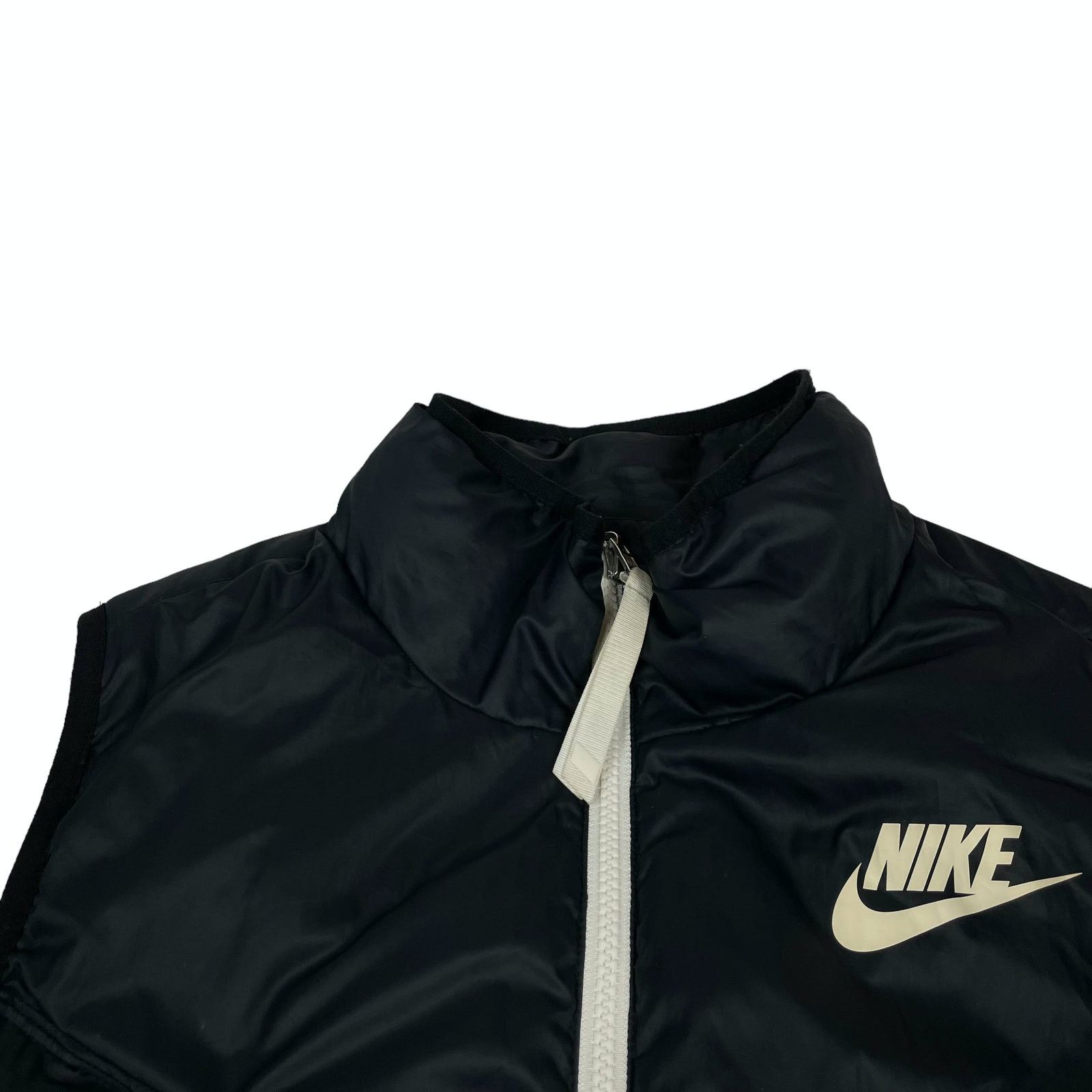 Nike Nike Women Black Long Sleeve Outdoor Full Zip Puffer Vest S Size S / US 4 / IT 40 - 5 Thumbnail