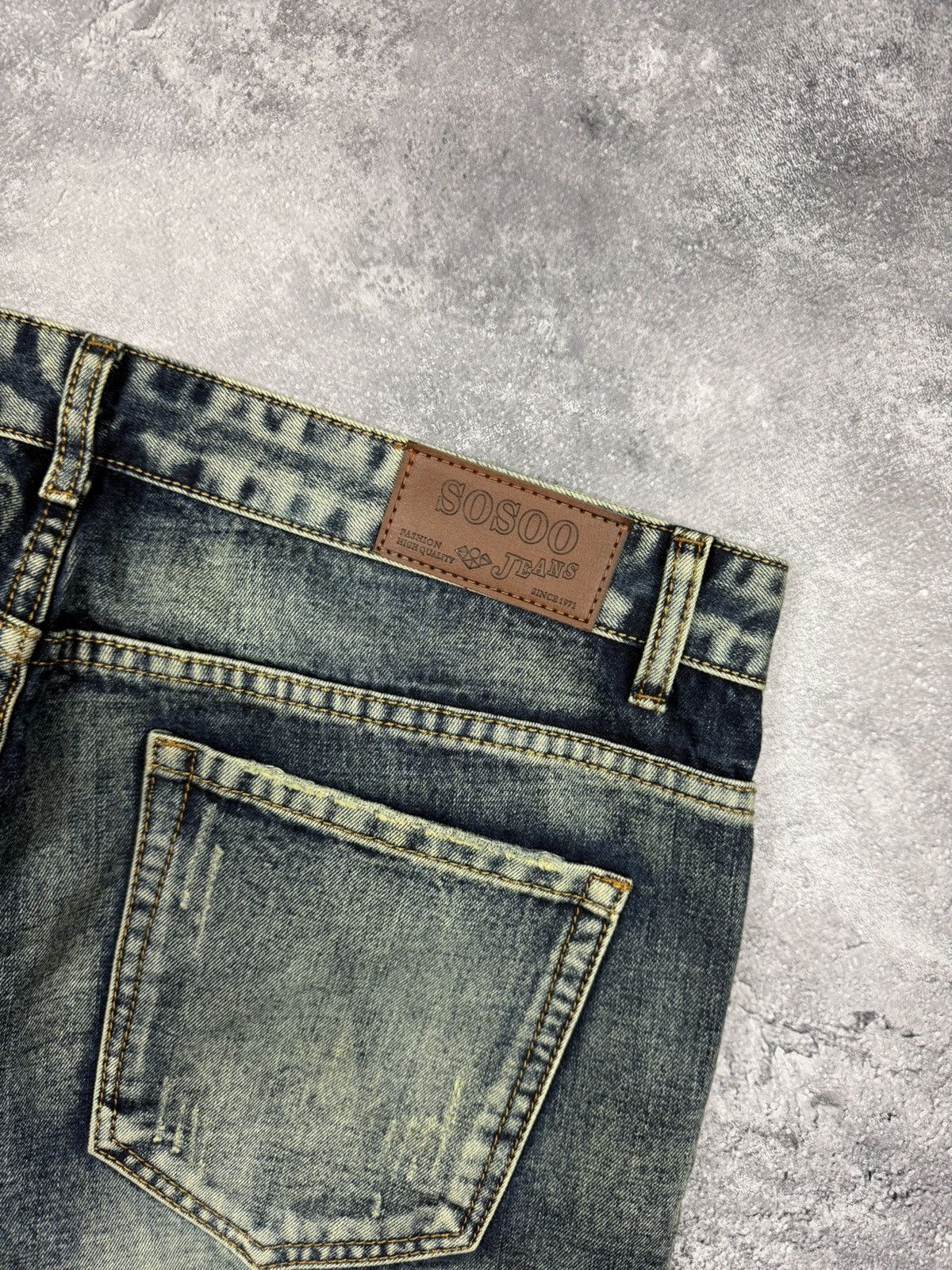 Japanese Brand Vintage Japanese Dragon Embroidered Distressed Jeans Pants Size US 36 / EU 52 - 19 Thumbnail