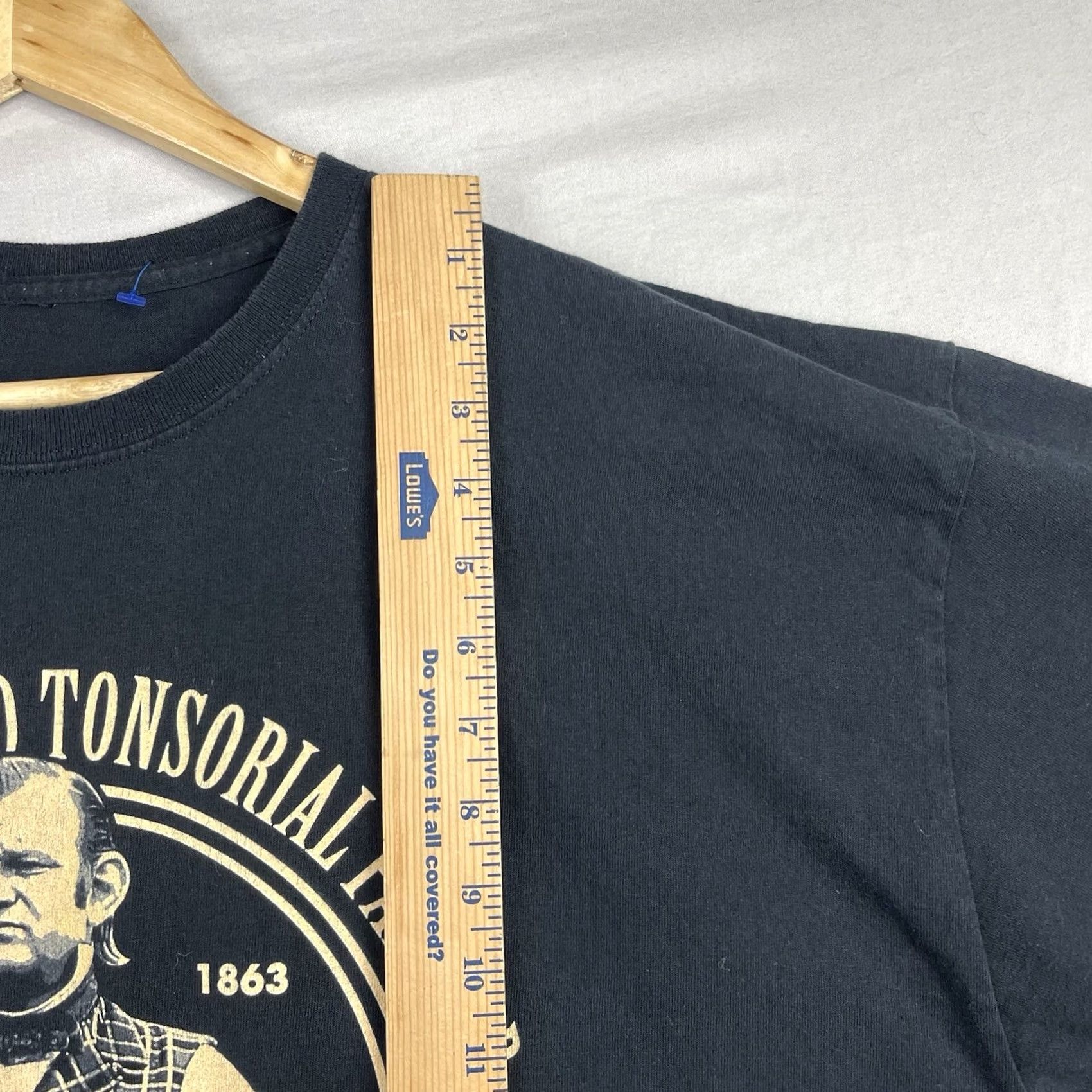 Vintage VINTAGE Gangs Of New York Shirt Mens 2XL Black Walter Monk McGinn 44 Notch Club Shirt Mens 2XL Black Graphic Print All Seasons Relaxed Fit Mens Size US XXL / EU 58 / 5 - 7 Thumbnail