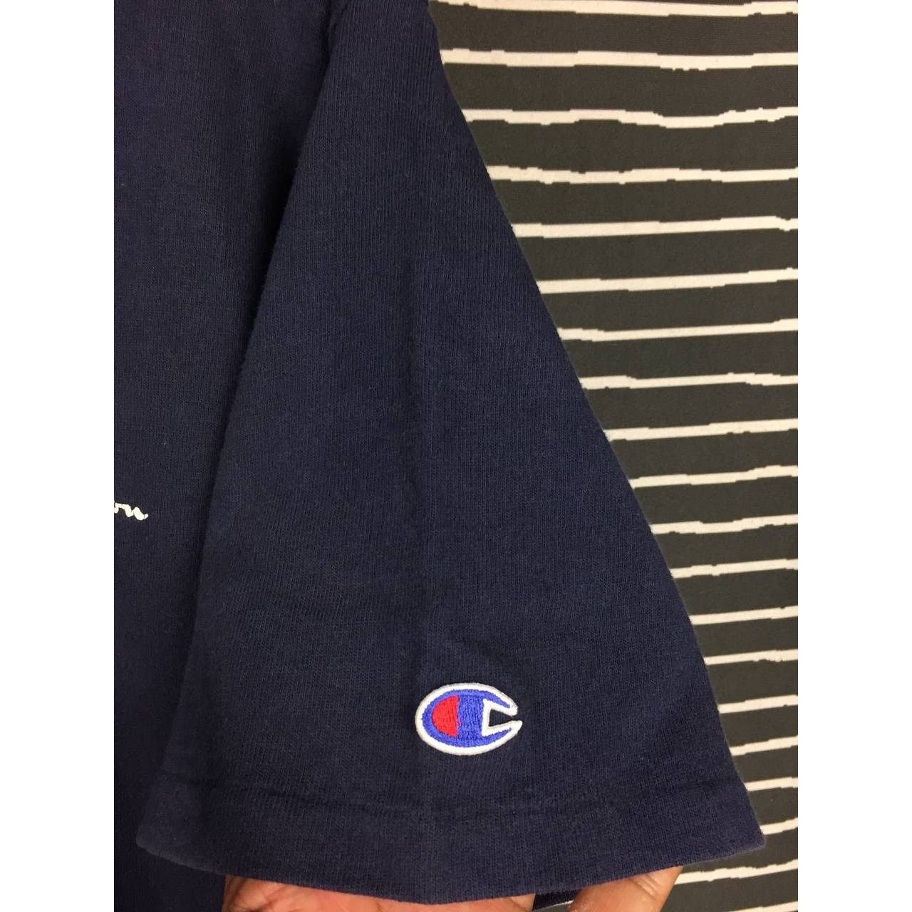 Champion × Vintage Vtg 90s Champion USA Small Logo Casual Crewneck Tee Size US L / EU 52-54 / 3 - 6 Thumbnail