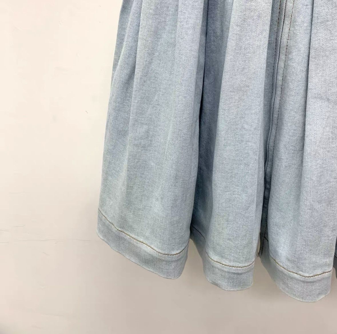 Fendi Fendi Light Blue Floral Decor Denim Camisole Dress K26WX Size M / US 6-8 / IT 42-44 - 4 Thumbnail
