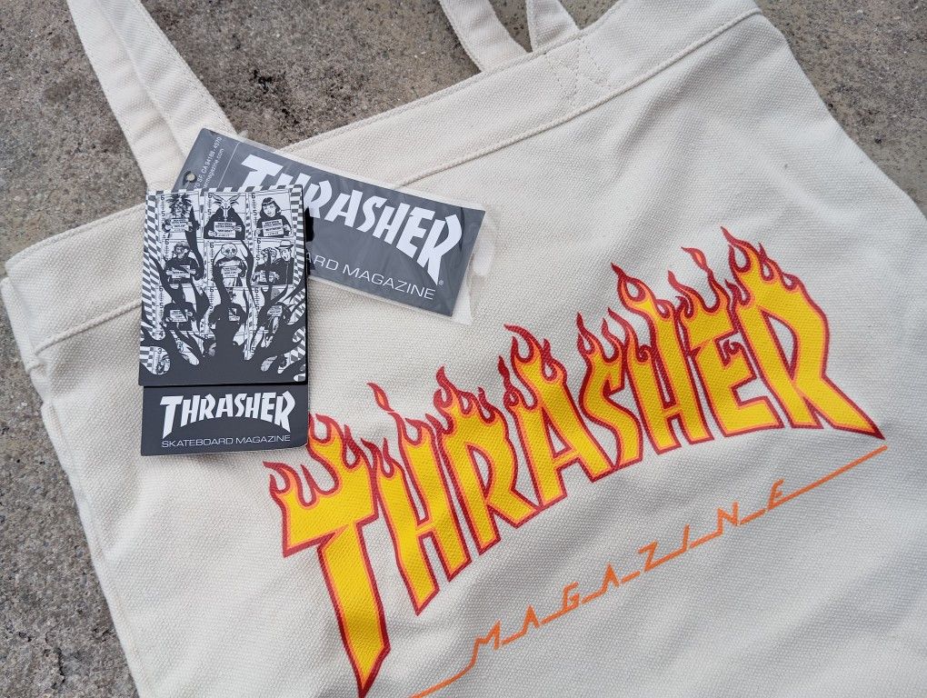 Thrasher Thrasher 🛹🔥 Tote Bag Canvas Cotton Size ONE SIZE - 1 Thumbnail