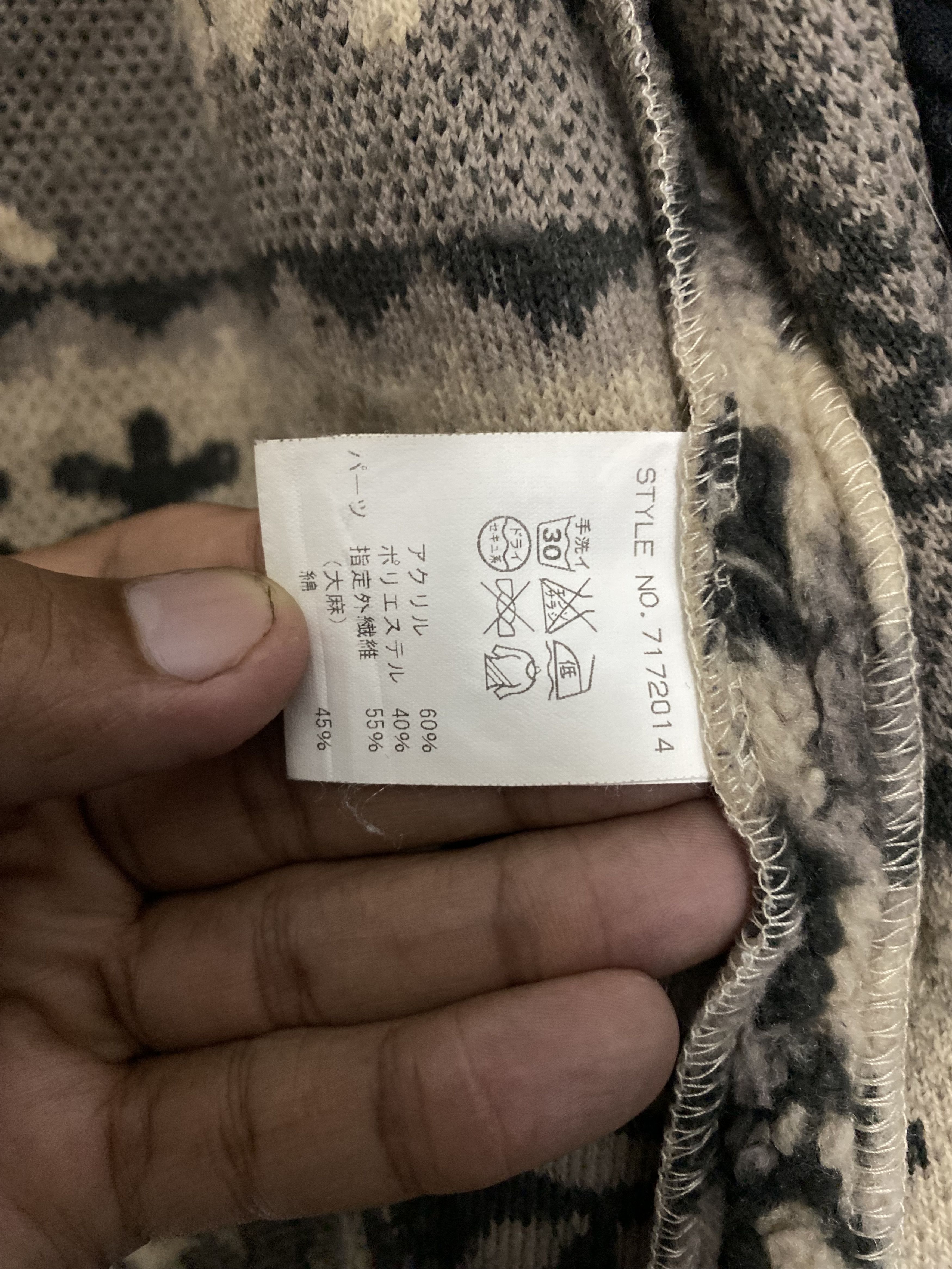 Manastash Vtg Manastash Deep Pile Sherpa Fleece Nordic Reindeer Jacket Size US M / EU 48-50 / 2 - 14 Thumbnail