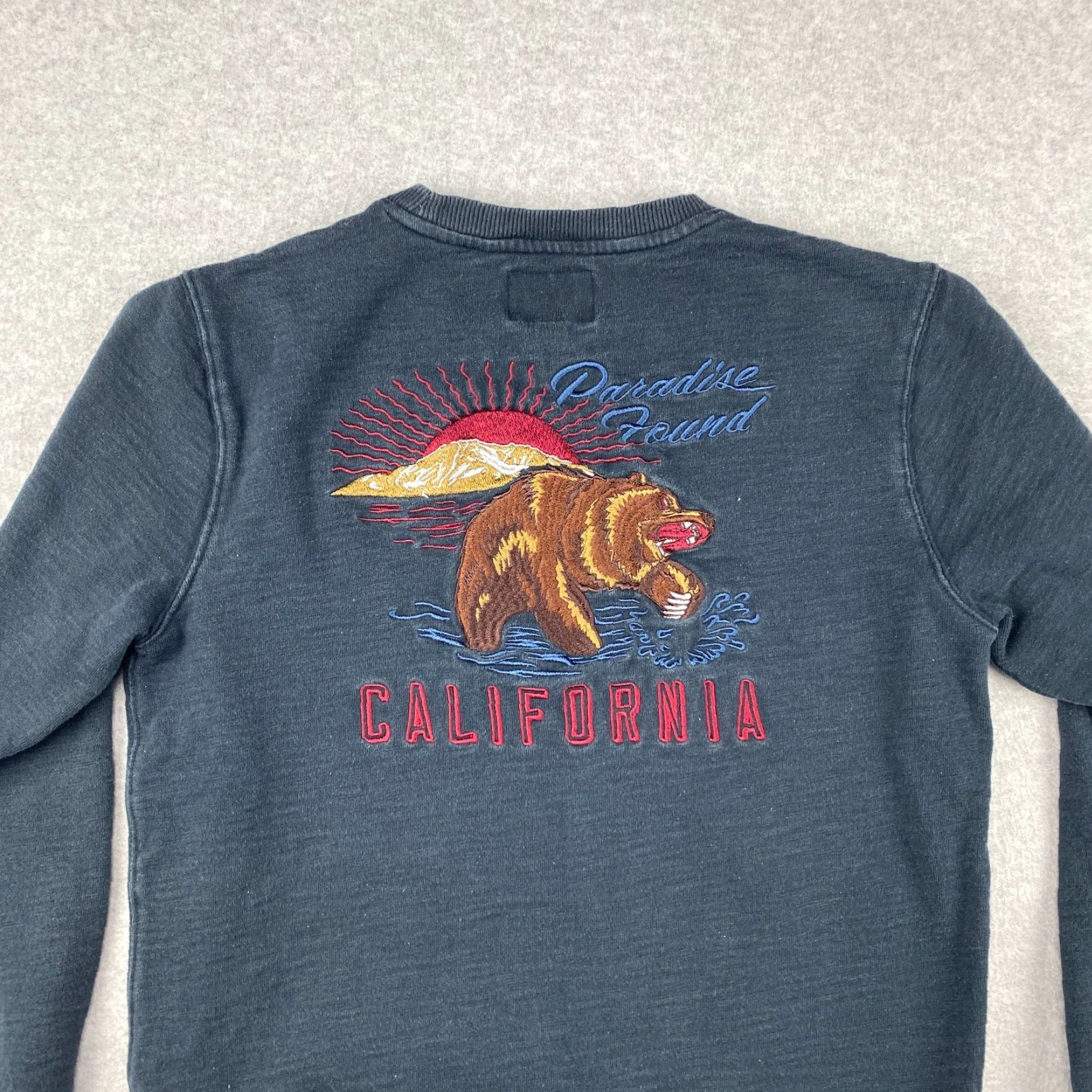 Lucky Brand Lucky Brand Sweatshirt Mens S Black Embroidered California Bear Logo Crew Neck Pullover All Seasons Modern Fashion Hoodie Type: Sweatshirt (Men) Size US S / EU 44-46 / 1 - 5 Thumbnail