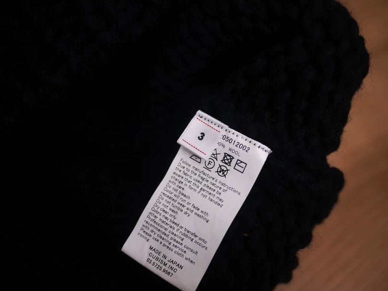 Visvim Hand-Knit Wool Sweater in Black-2506 Size US M / EU 48-50 / 2 - 7 Thumbnail
