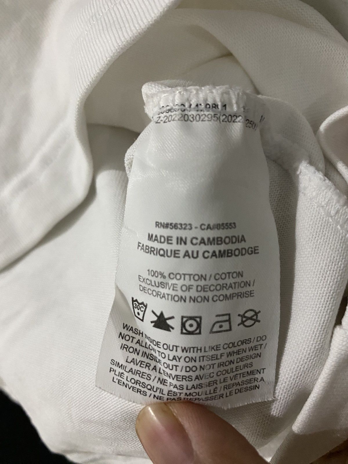 Nike NIKE X STUSSY WHITE TSHIRT Size US S / EU 44-46 / 1 - 5 Thumbnail