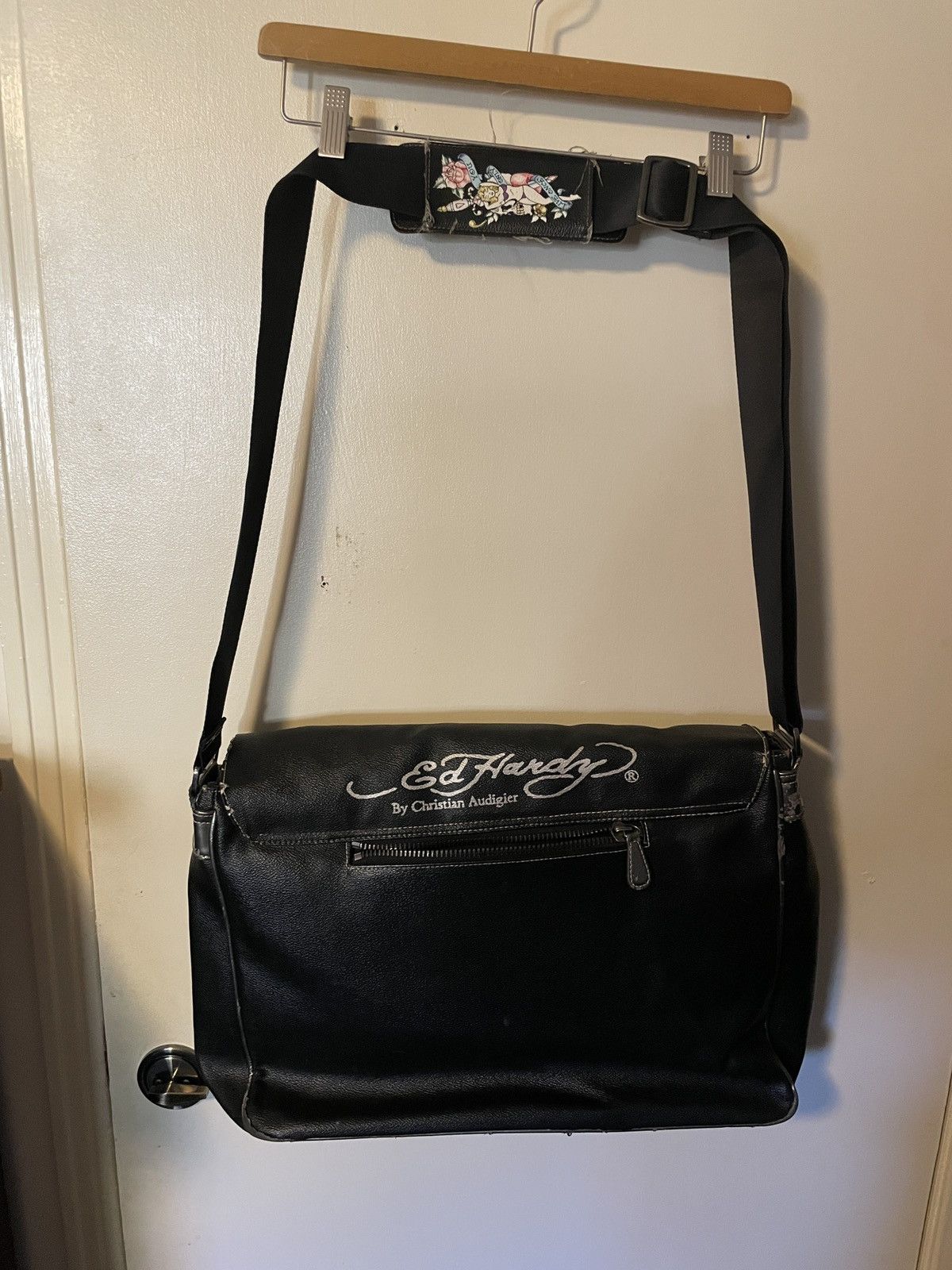 Christian Audigier Vintage Ed Hardy Messenger Bag Size ONE SIZE - 3 Thumbnail
