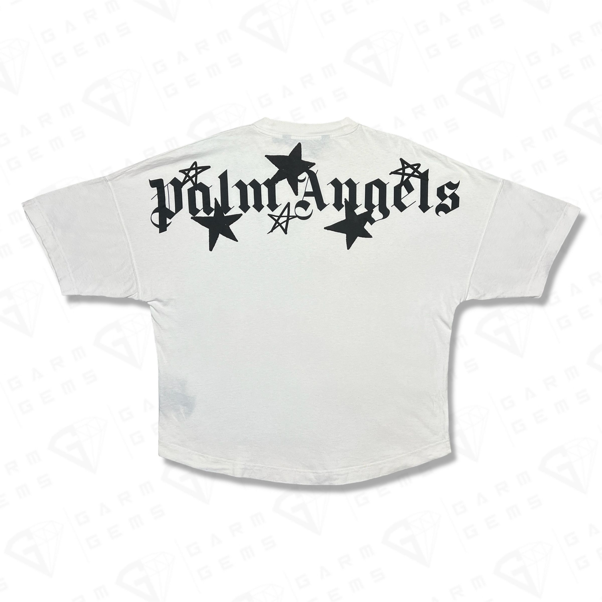 Palm Angels Palm Angels Stars Logo Oversized T-Shirt Size US L / EU 52-54 / 3 - 2 Thumbnail